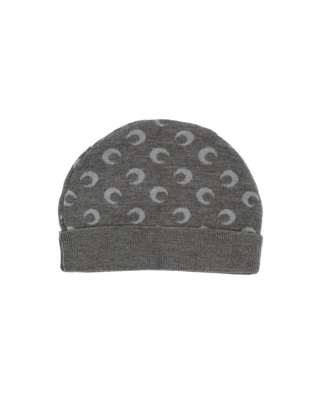 Marine Serre Cap With Logo - GREY
