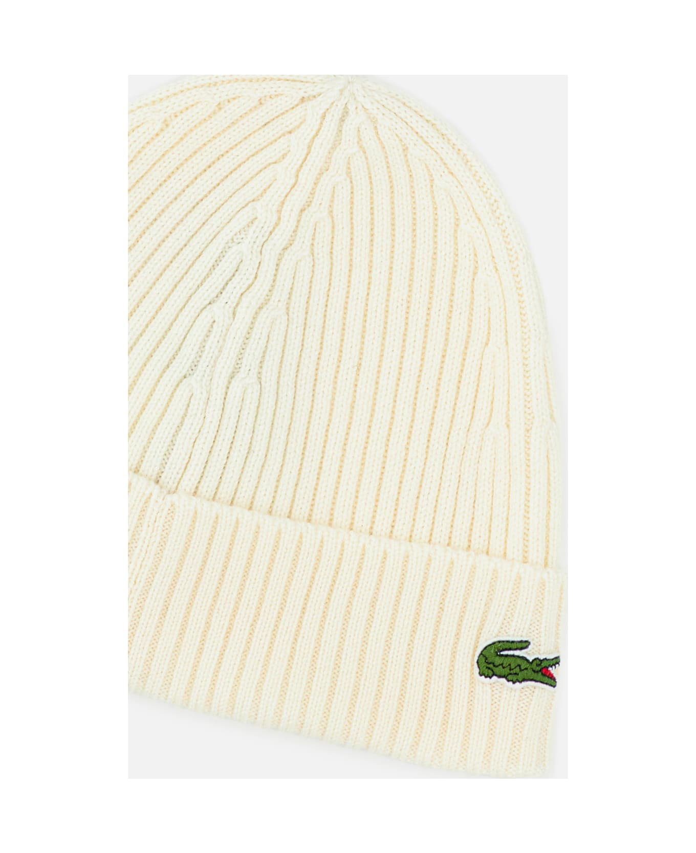 Lacoste Wool Cap - White