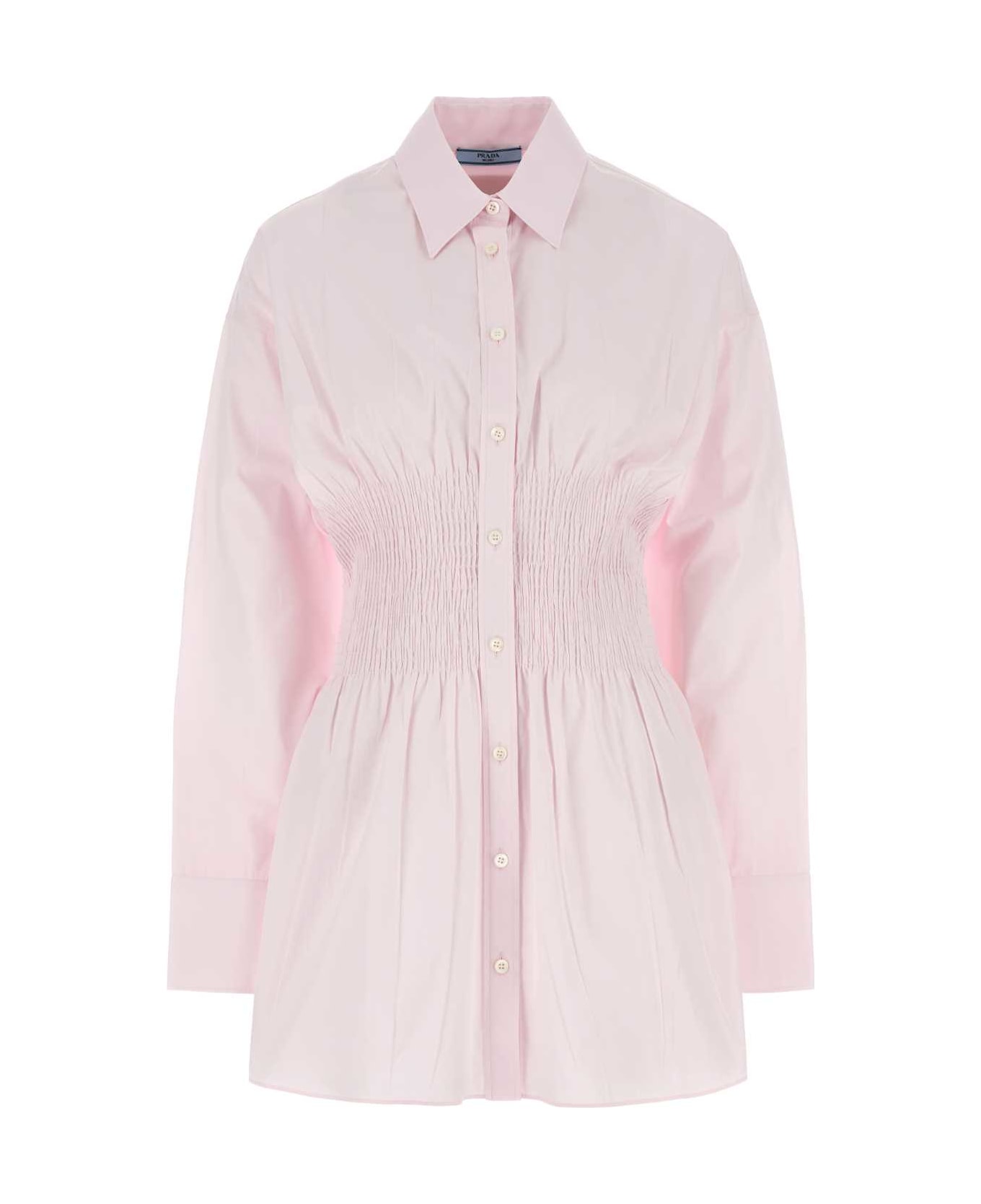 Prada Pastel Pink Poplin Shirt - PETALO