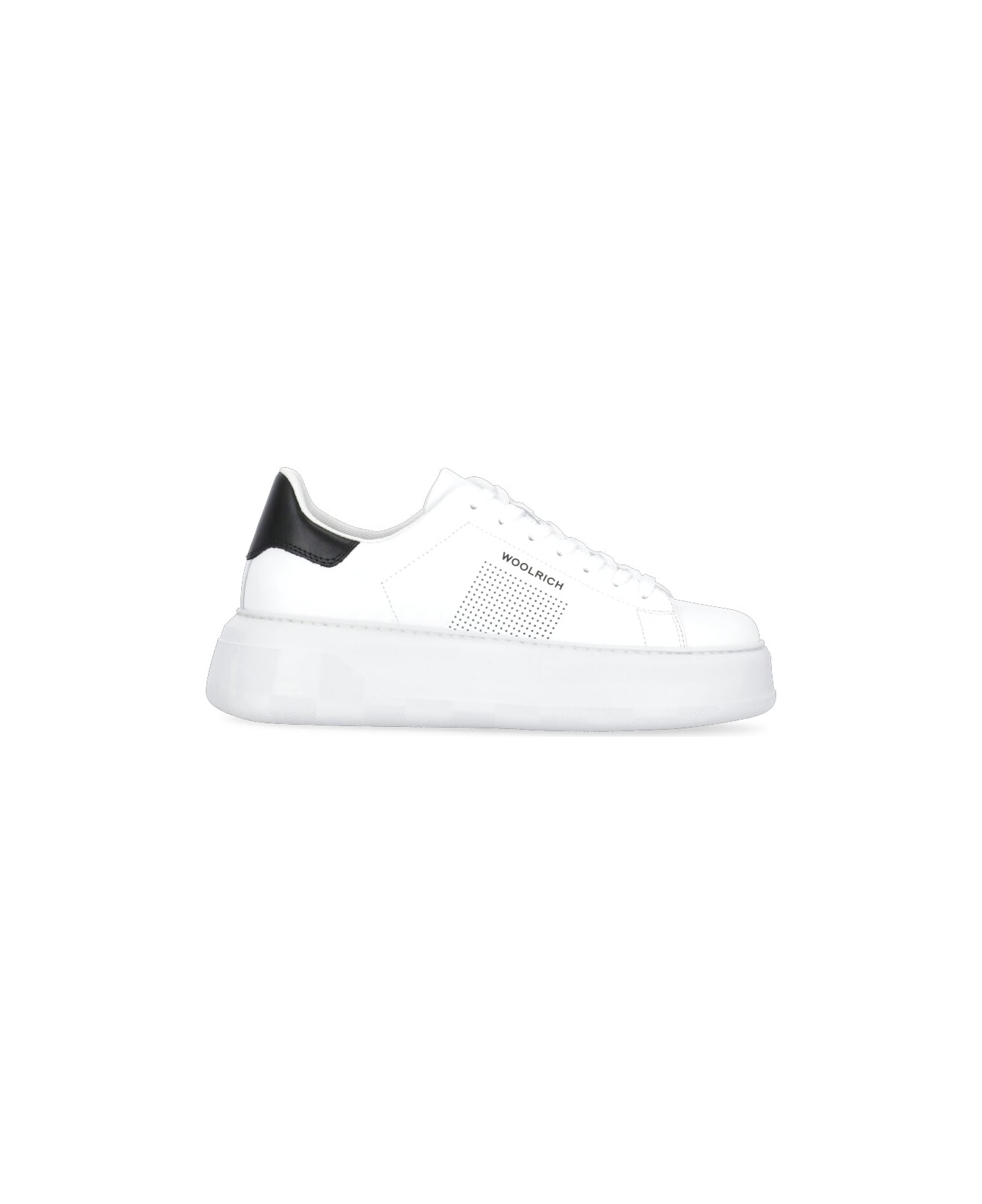 Woolrich Chunky Court Sneakers - White ウェッジシューズ