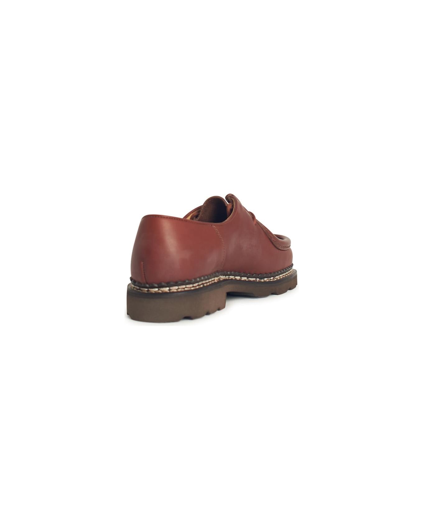 Paraboot 'michael' Brown Leather Scarpa - Brown