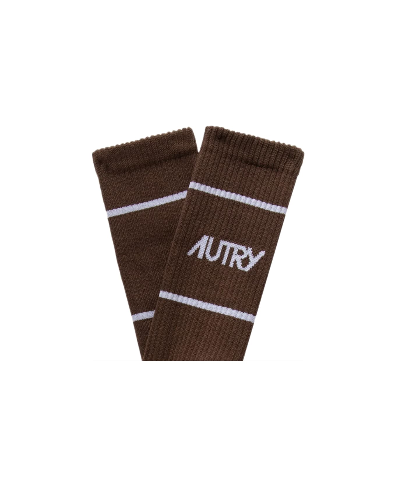Autry Iconic Action Socks - Brown