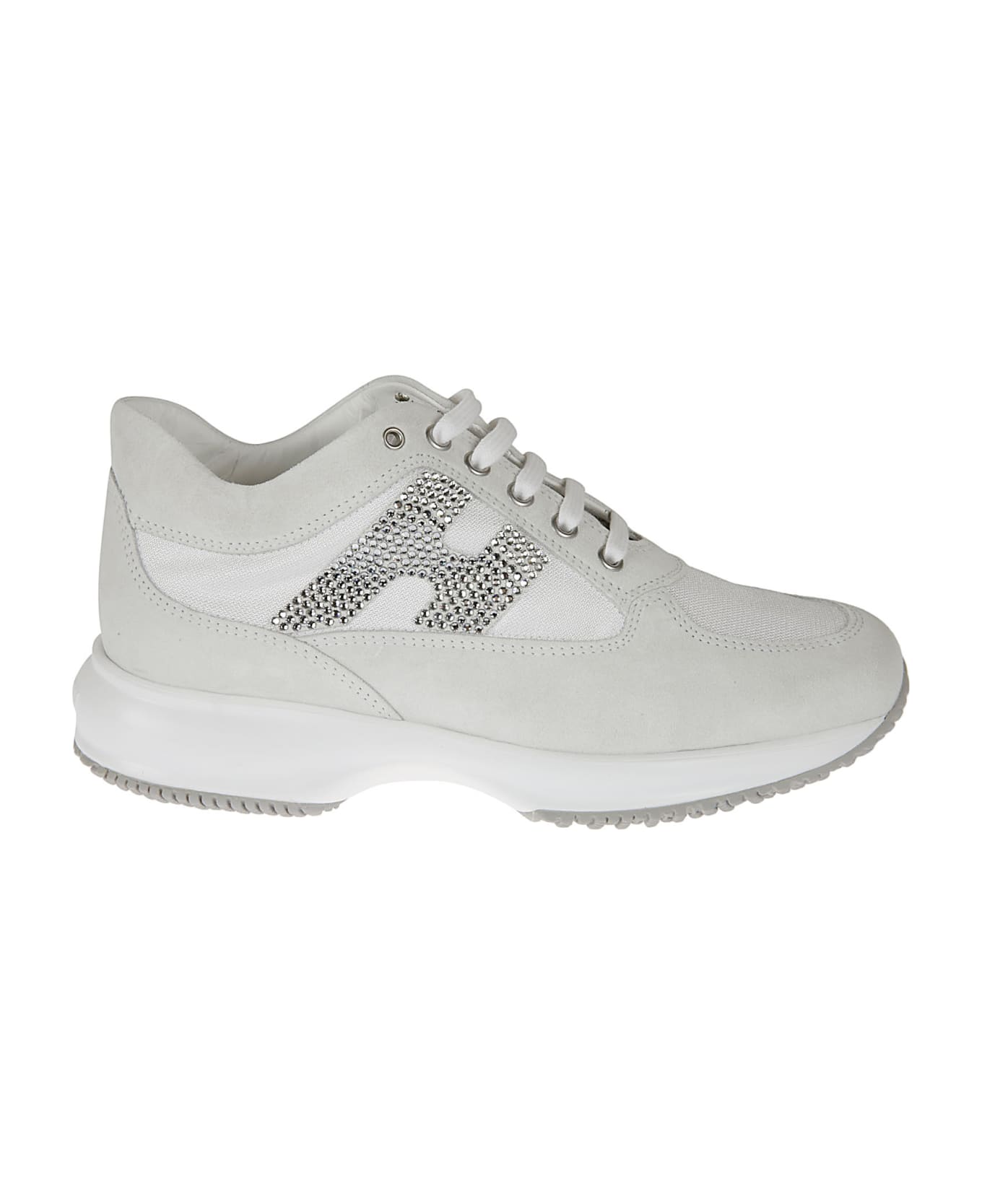 Hogan Interactive H Strass Sneakers - White