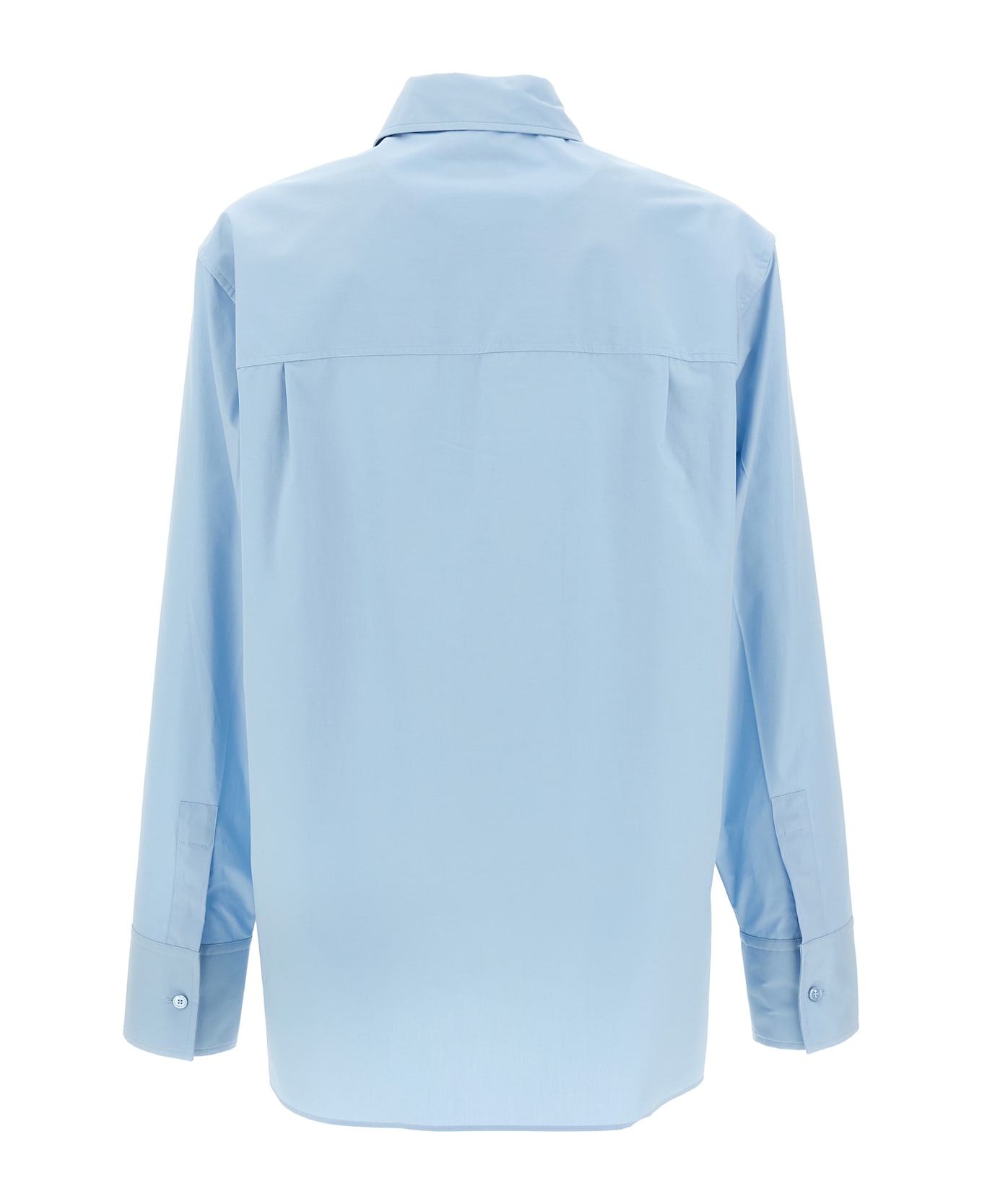 Gucci Embossed Logo Shirt - Light Blue