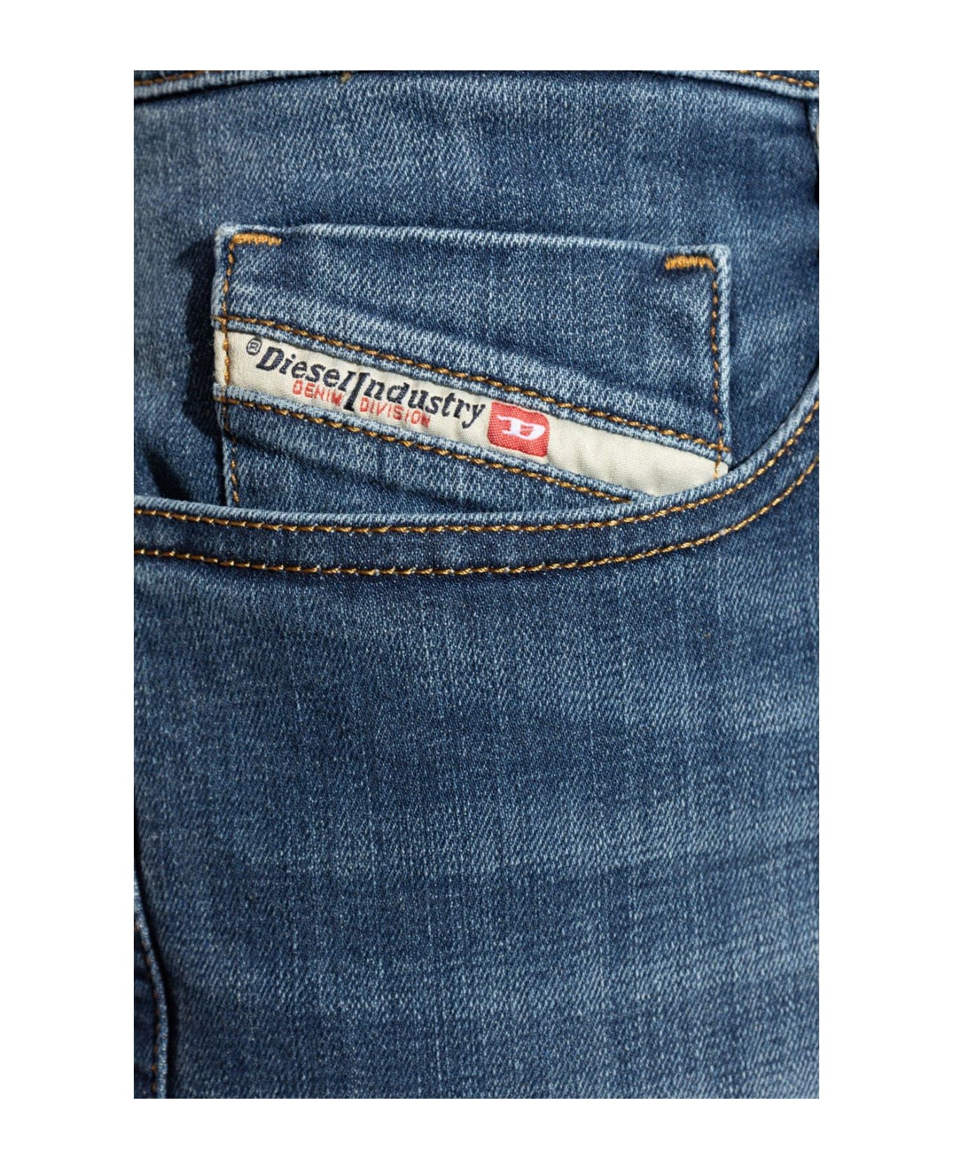 Diesel 2019-d-strukt Straight-leg Jeans Jeans - BLU MEDIO