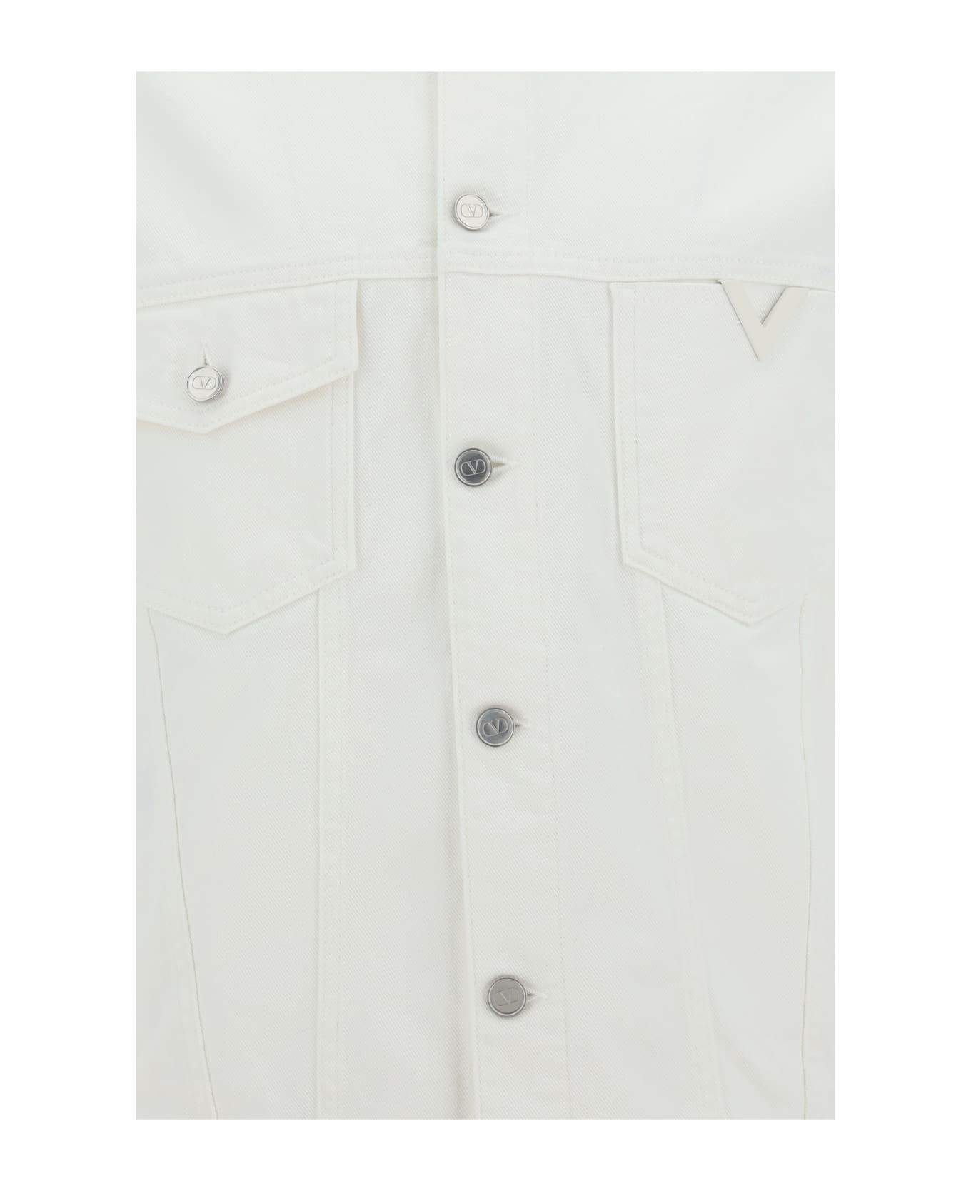 Valentino Denim Jacket - White ジャケット
