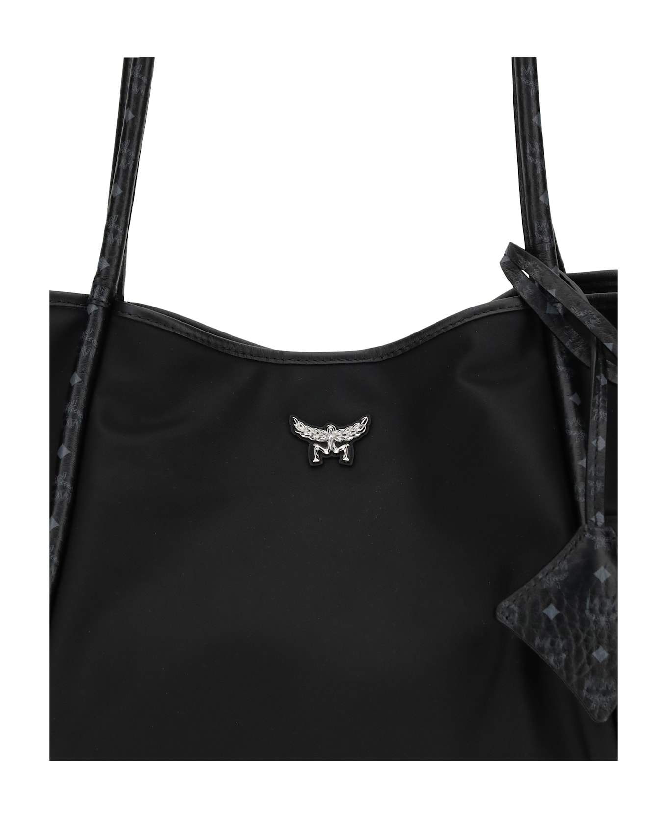 MCM Aren Fbr Shopper Xlrg Bk