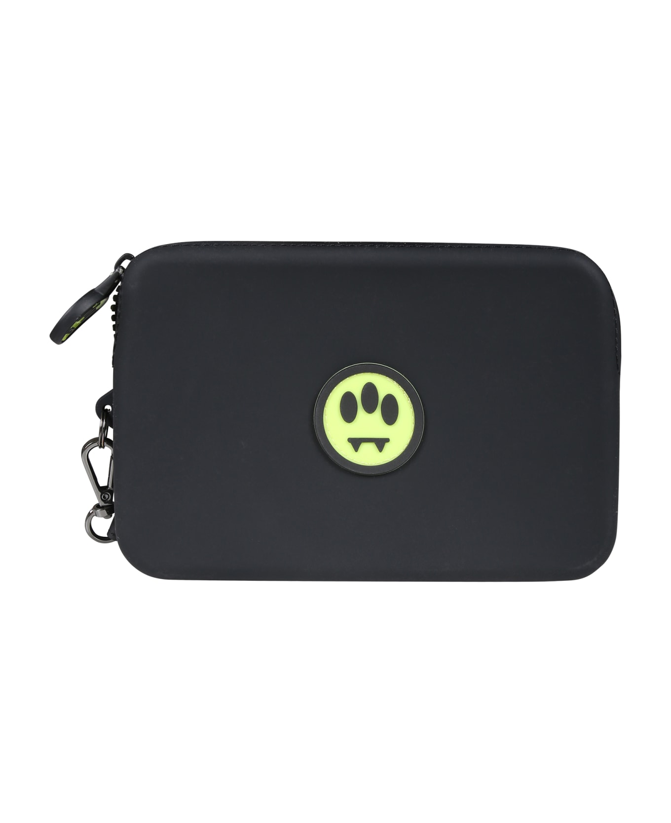 Barrow Black Clutch Bag For Girl With Smiley - Black