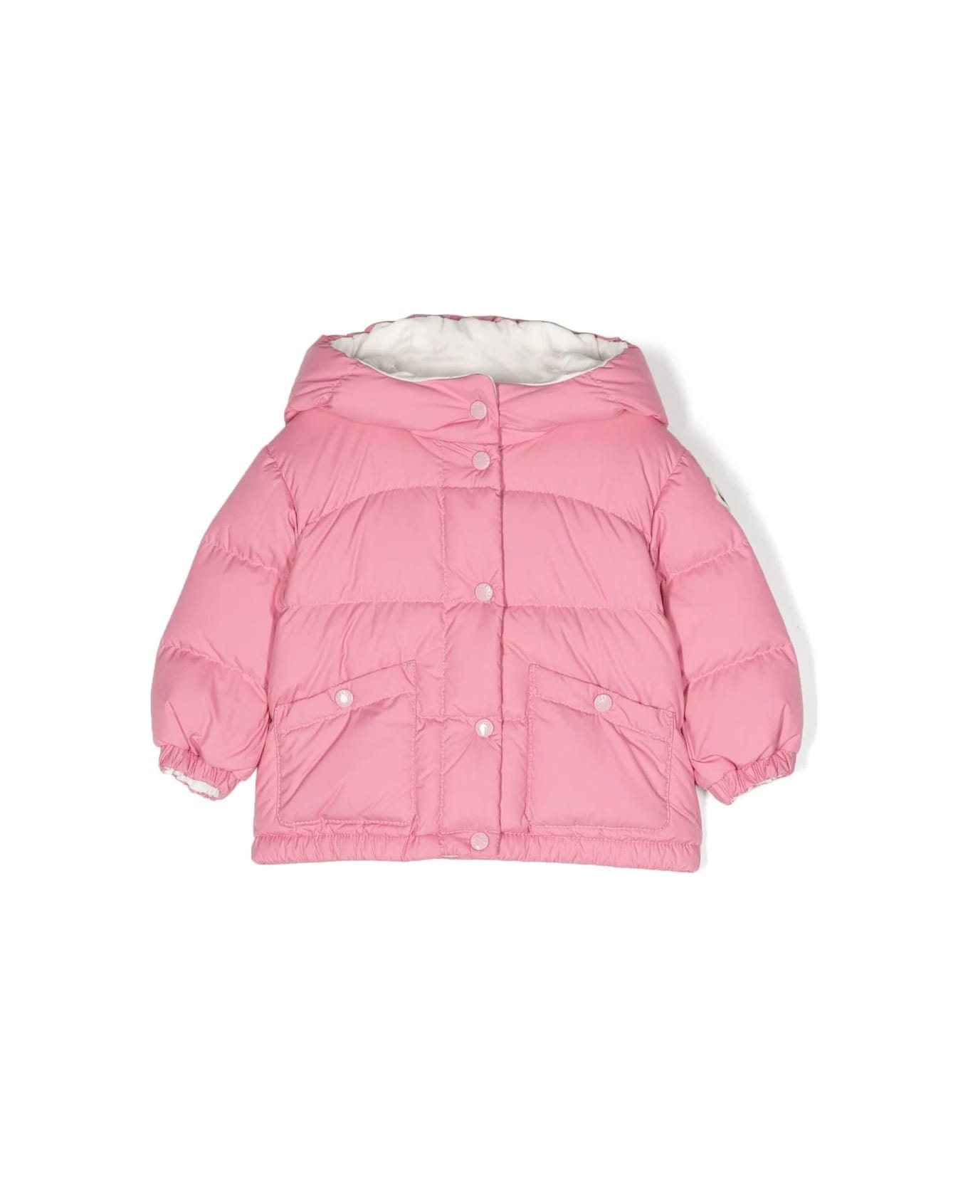Moncler Pink Ebre Down Jacket - Pink