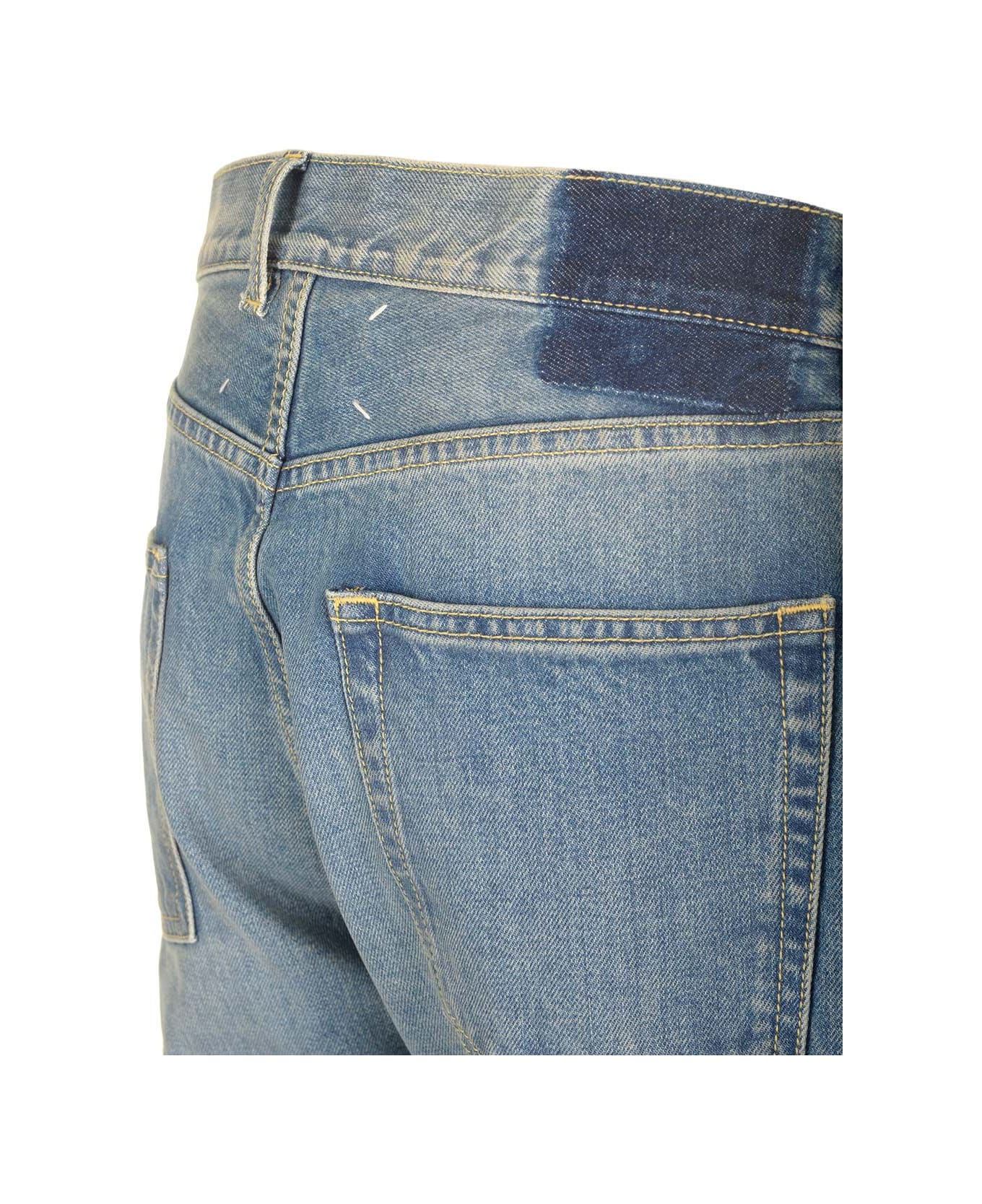 Maison Margiela Five-pocket, Straight-leg Jeans - Blue