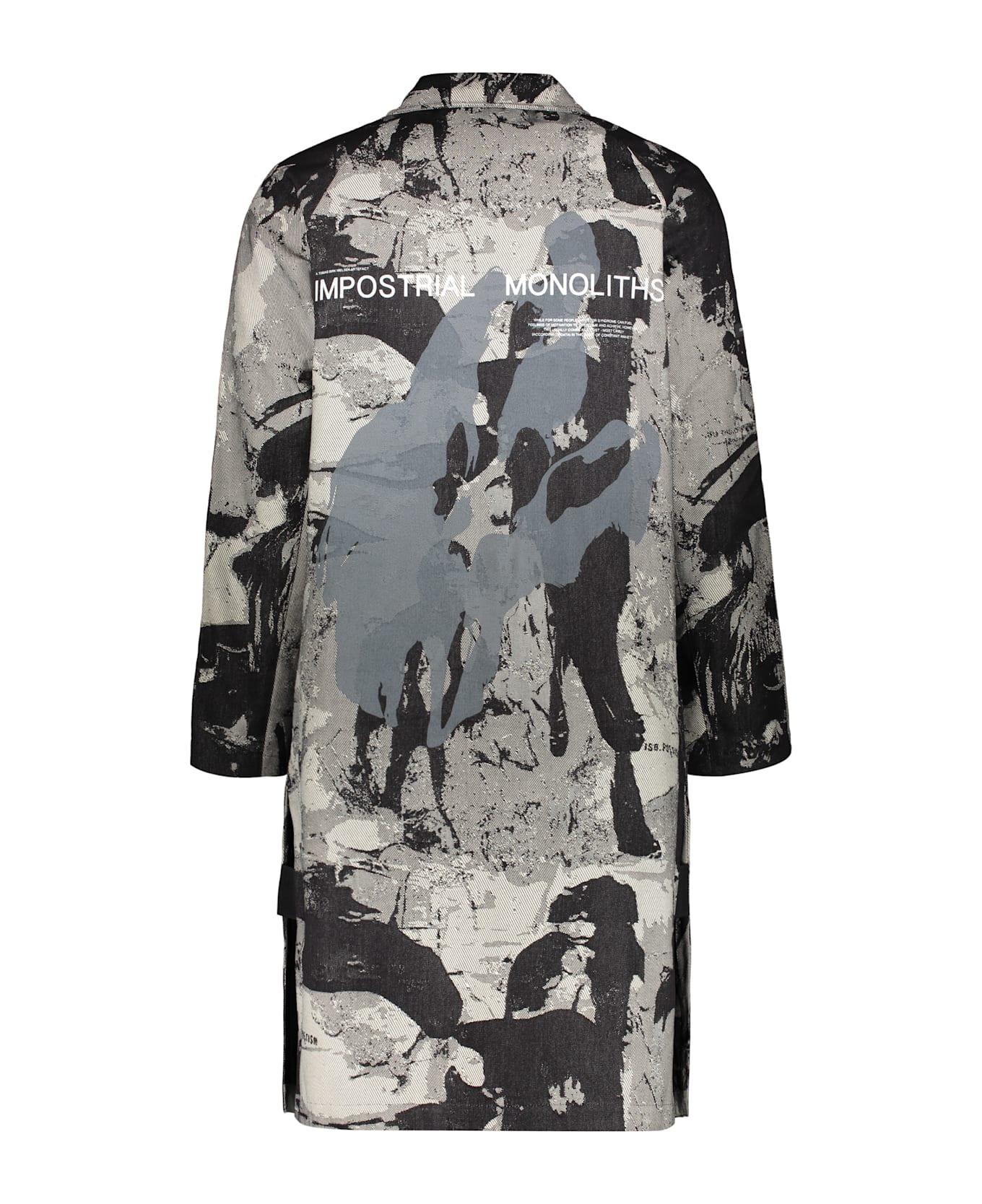 Iso.Poetism Cotton Trench Coat - black