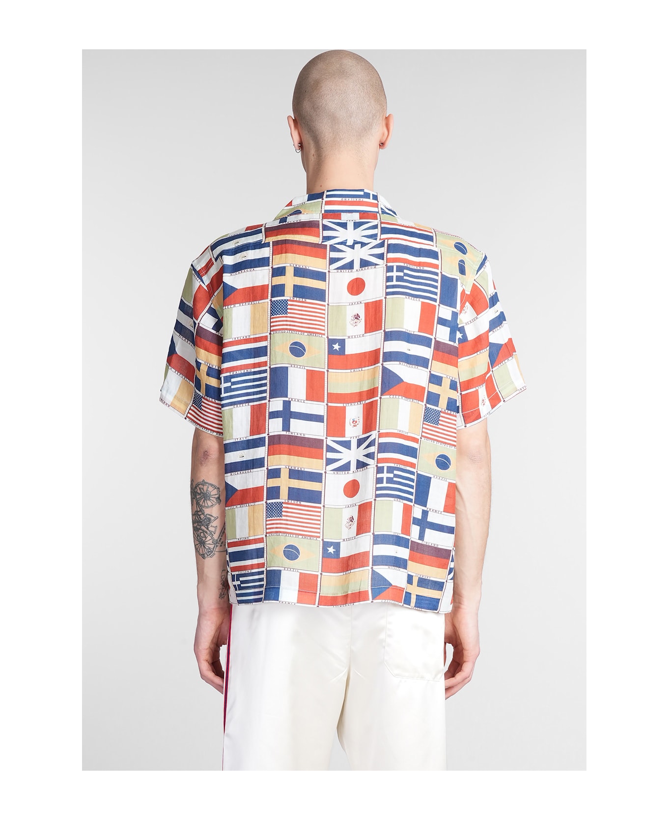 Bode Shirt In Multicolor Linen - multicolor