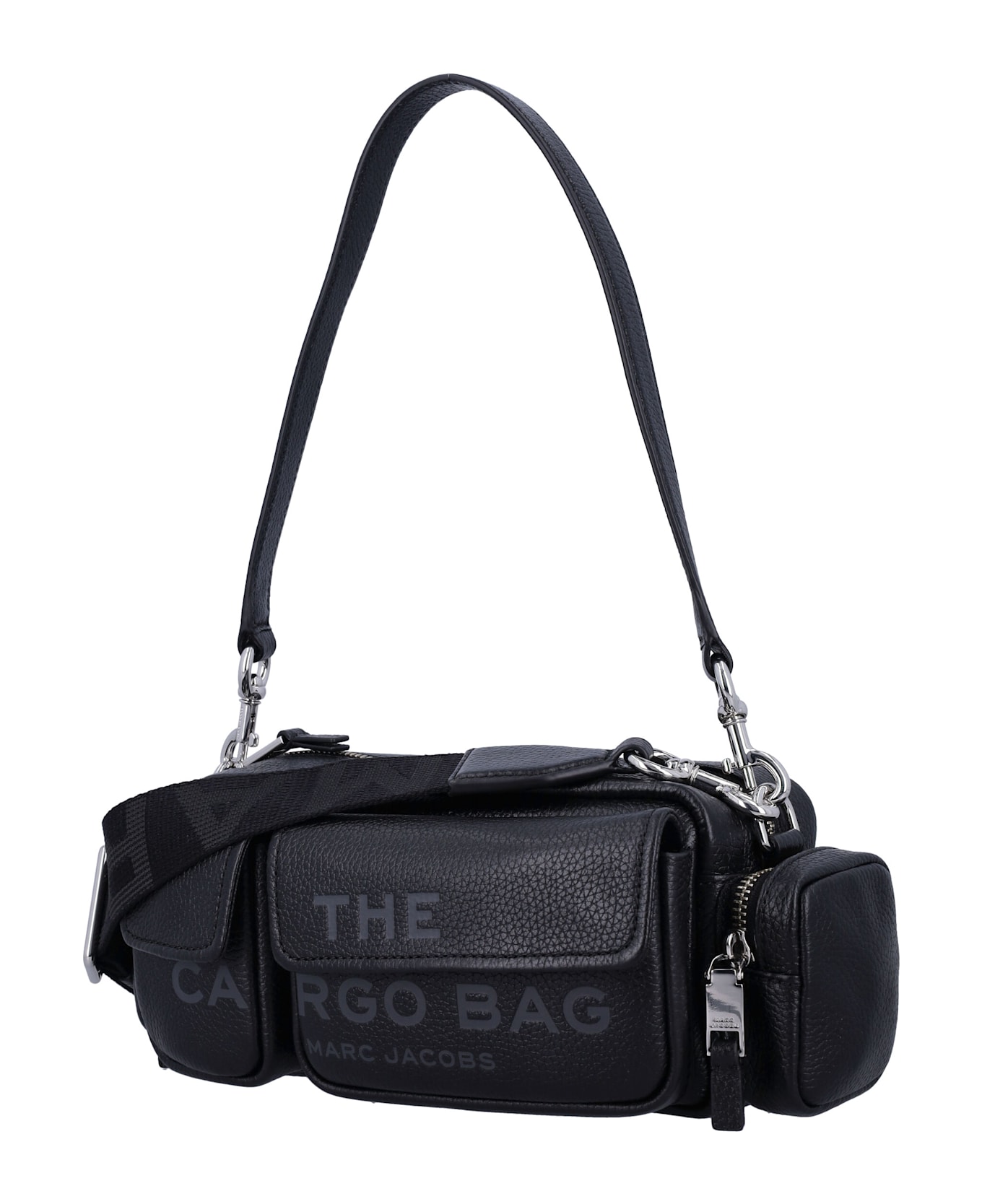 Marc Jacobs The Leather Cargo Bag - BLACK