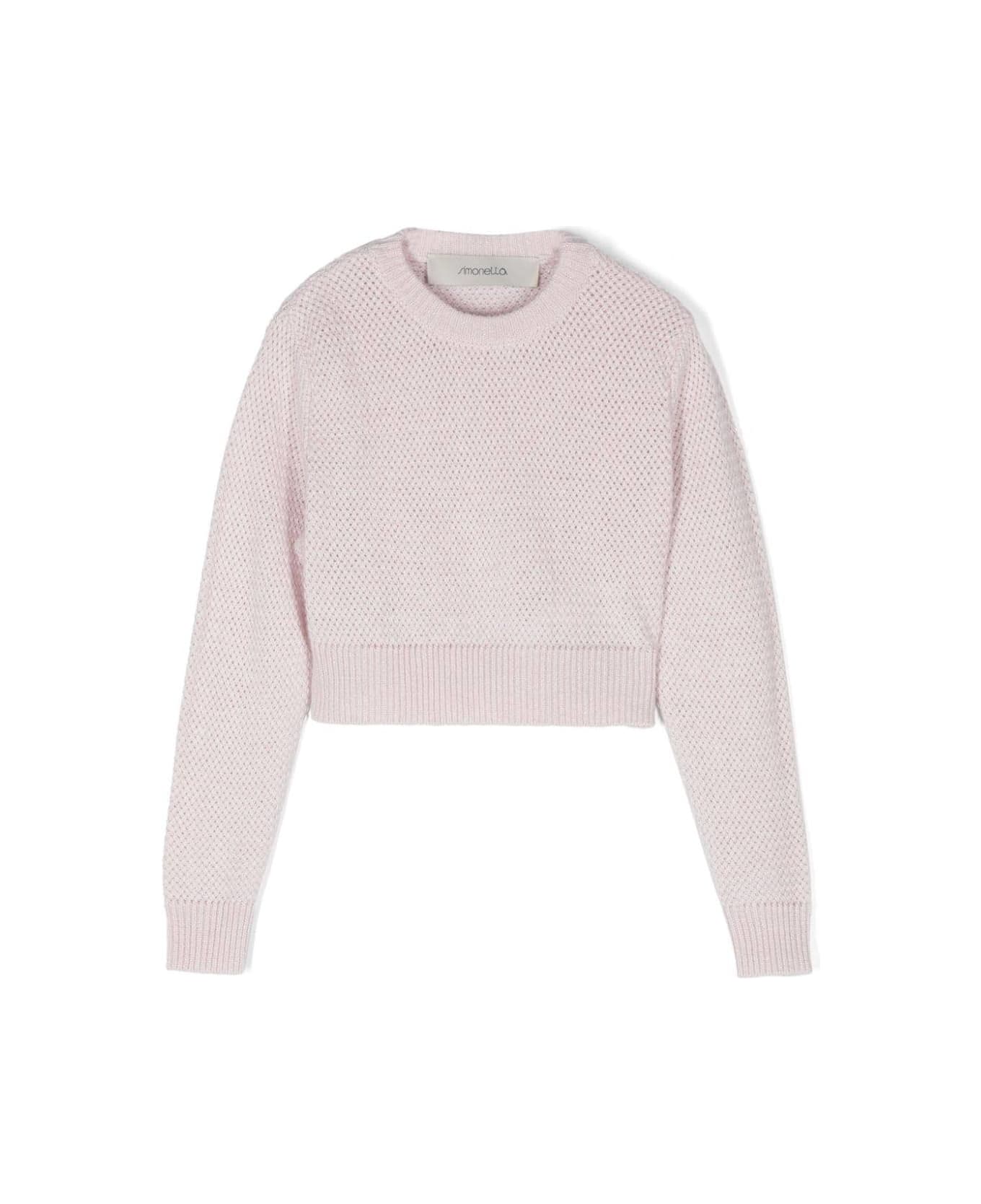 Simonetta Pull Crop - Pink