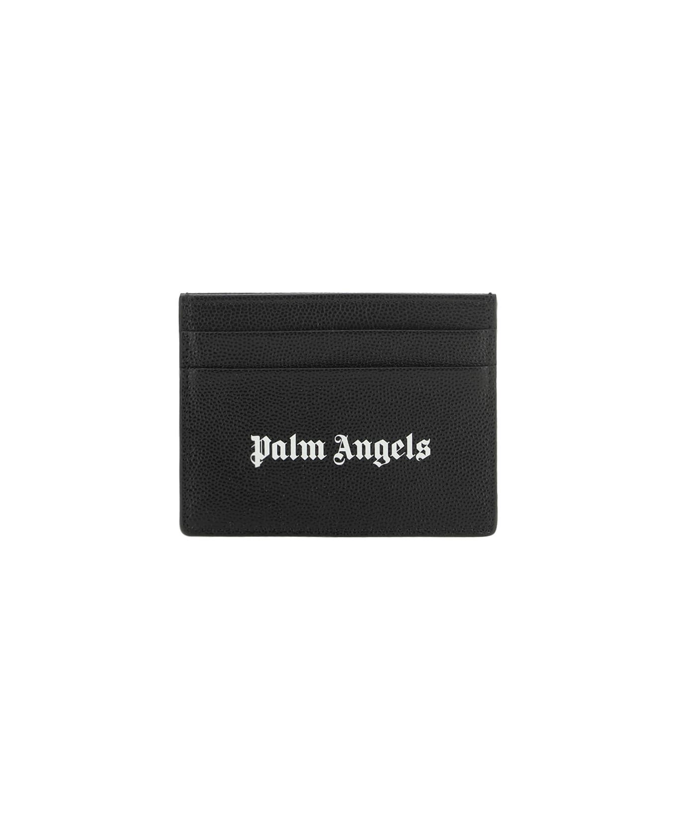 Palm Angels Caviar Card Holder - Nero