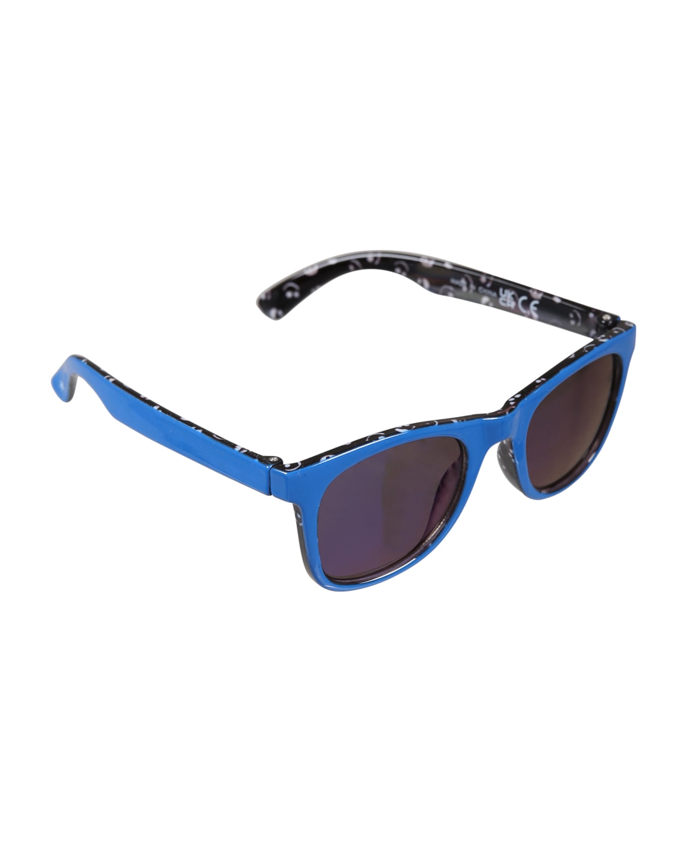 Molo Blue Smile Sunglasses For Boy - Blue アクセサリー＆ギフト