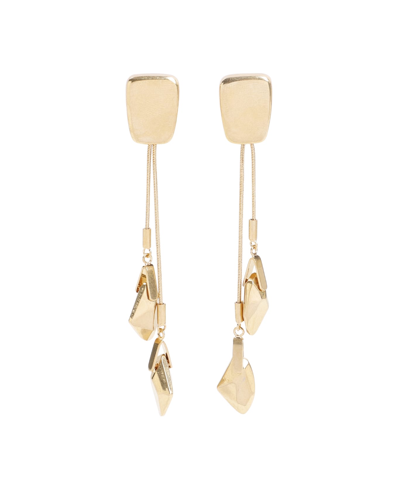 Tom Ford Brass Earrings - Vintage Gold