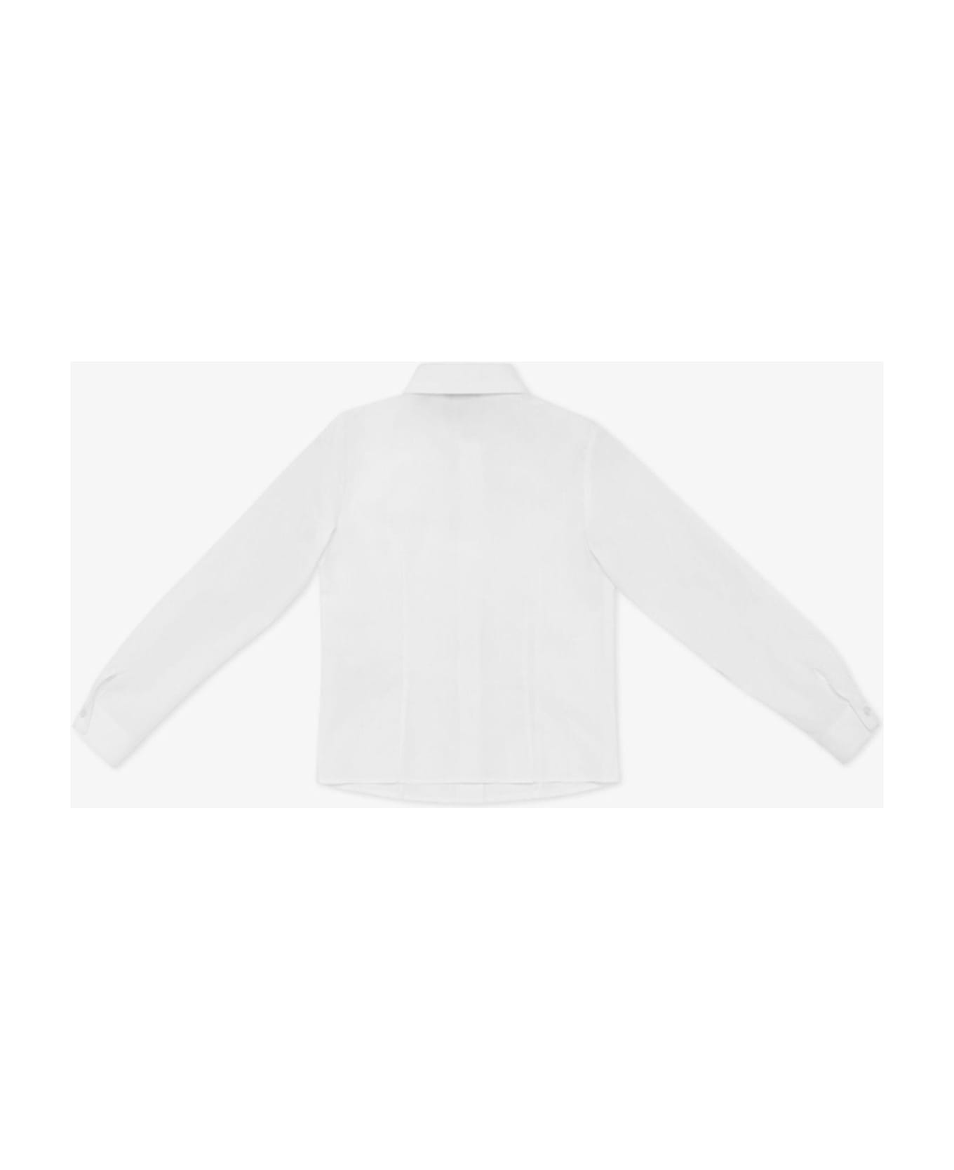 Fendi Kids Shirts White - White