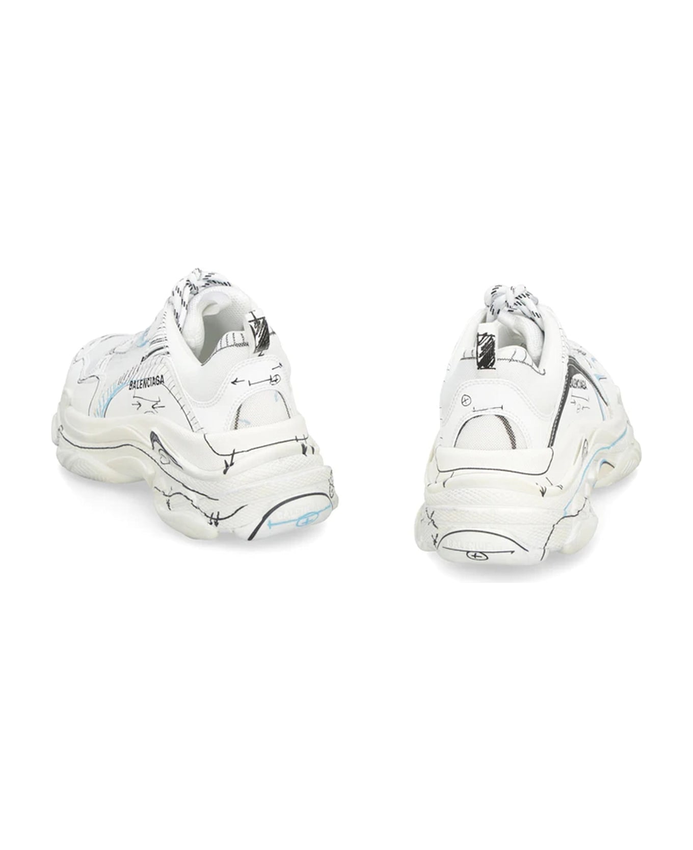 Balenciaga Triple S Sneakers - White