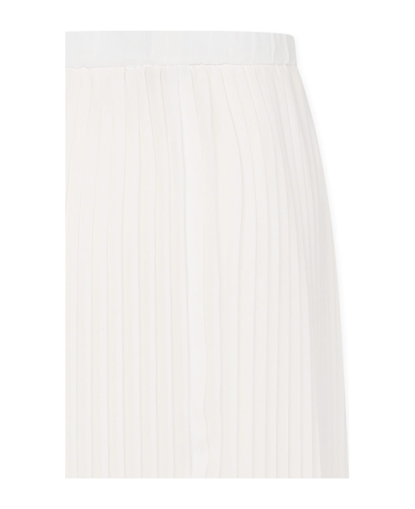 Philosophy di Lorenzo Serafini Kids White Skirt For Girl - White