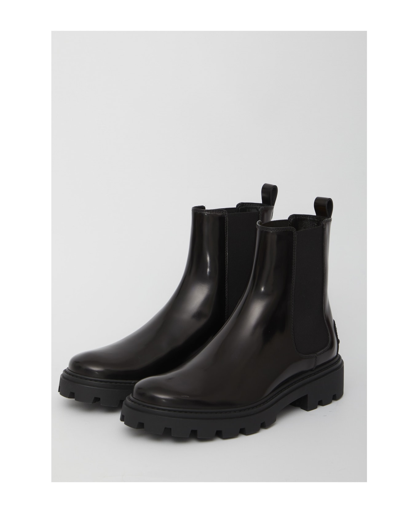 Tod's Leather Chelsea Boots - Black