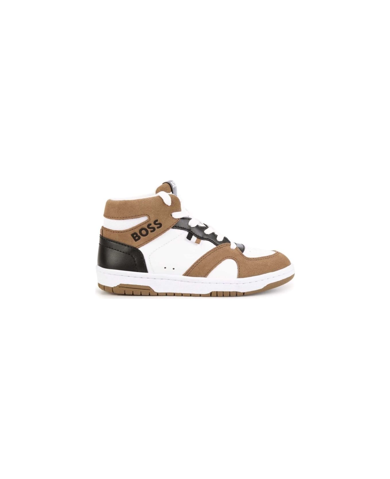 Hugo Boss Multicolor Sneakers For Kids With Logo - Multicolor
