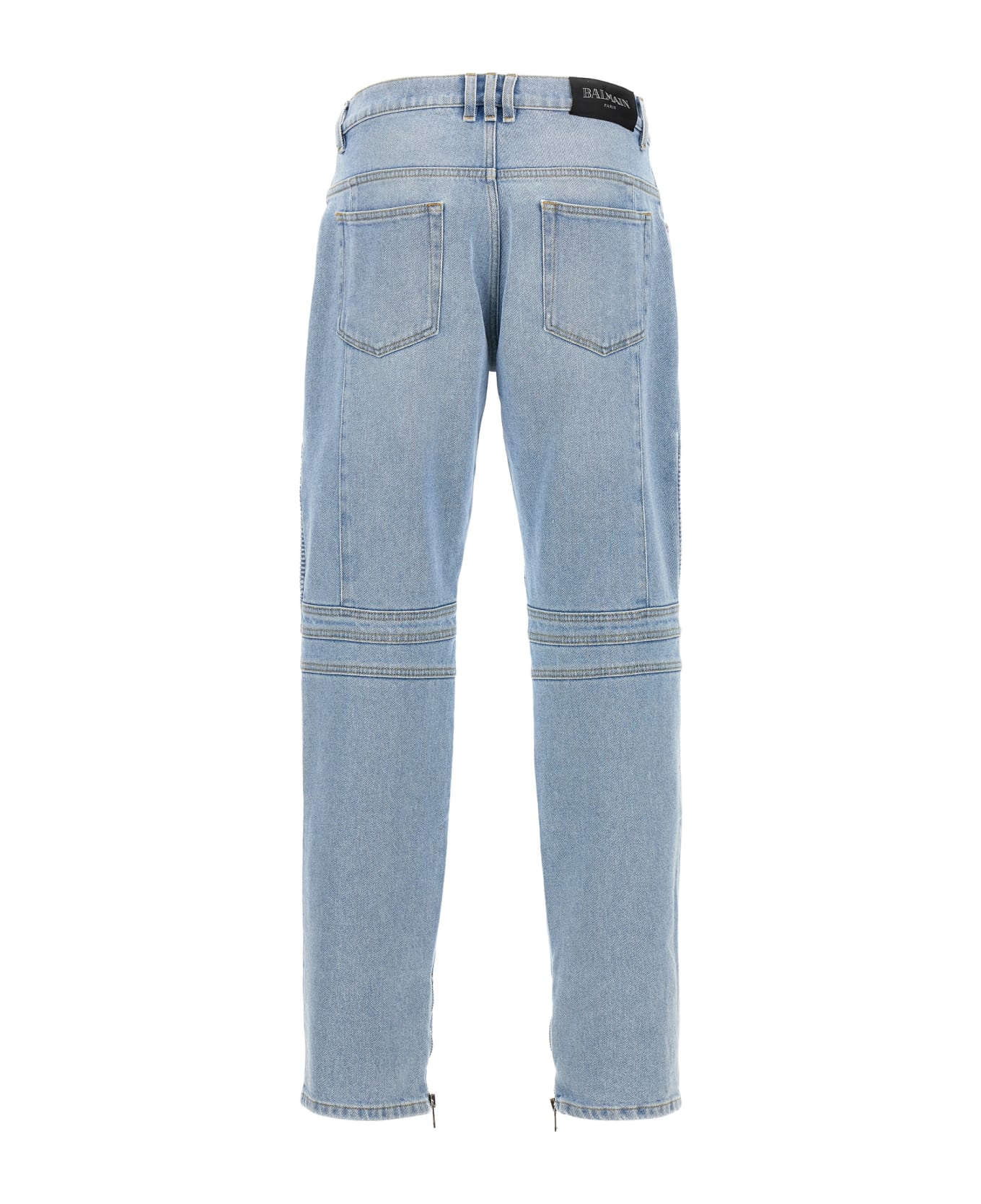 Balmain 'biker' Jeans - Light Blue