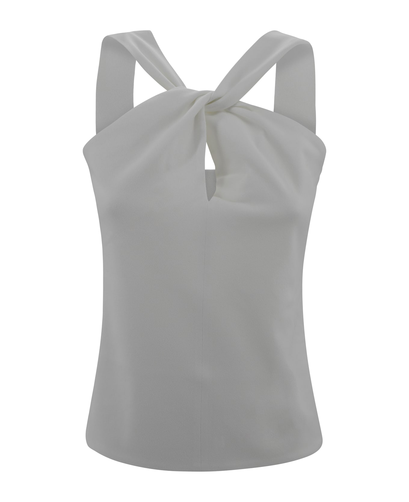 D.Exterior Top Viscose Knot - White