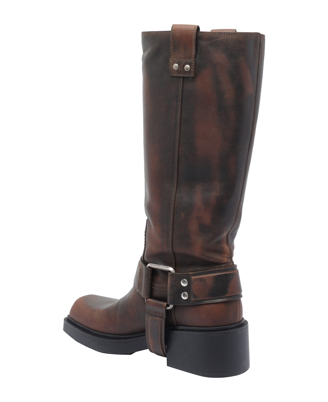 Vic Matié Saddle Booties - Brown