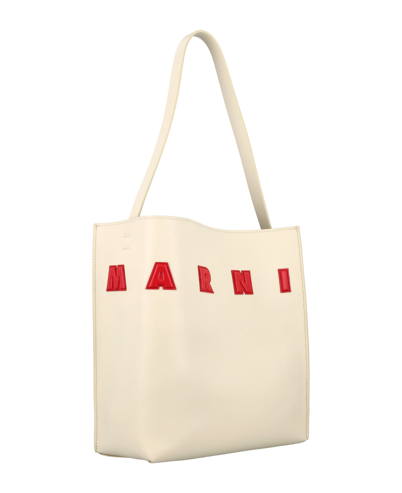 Marni Mall Museum Tote Bag - White トートバッグ