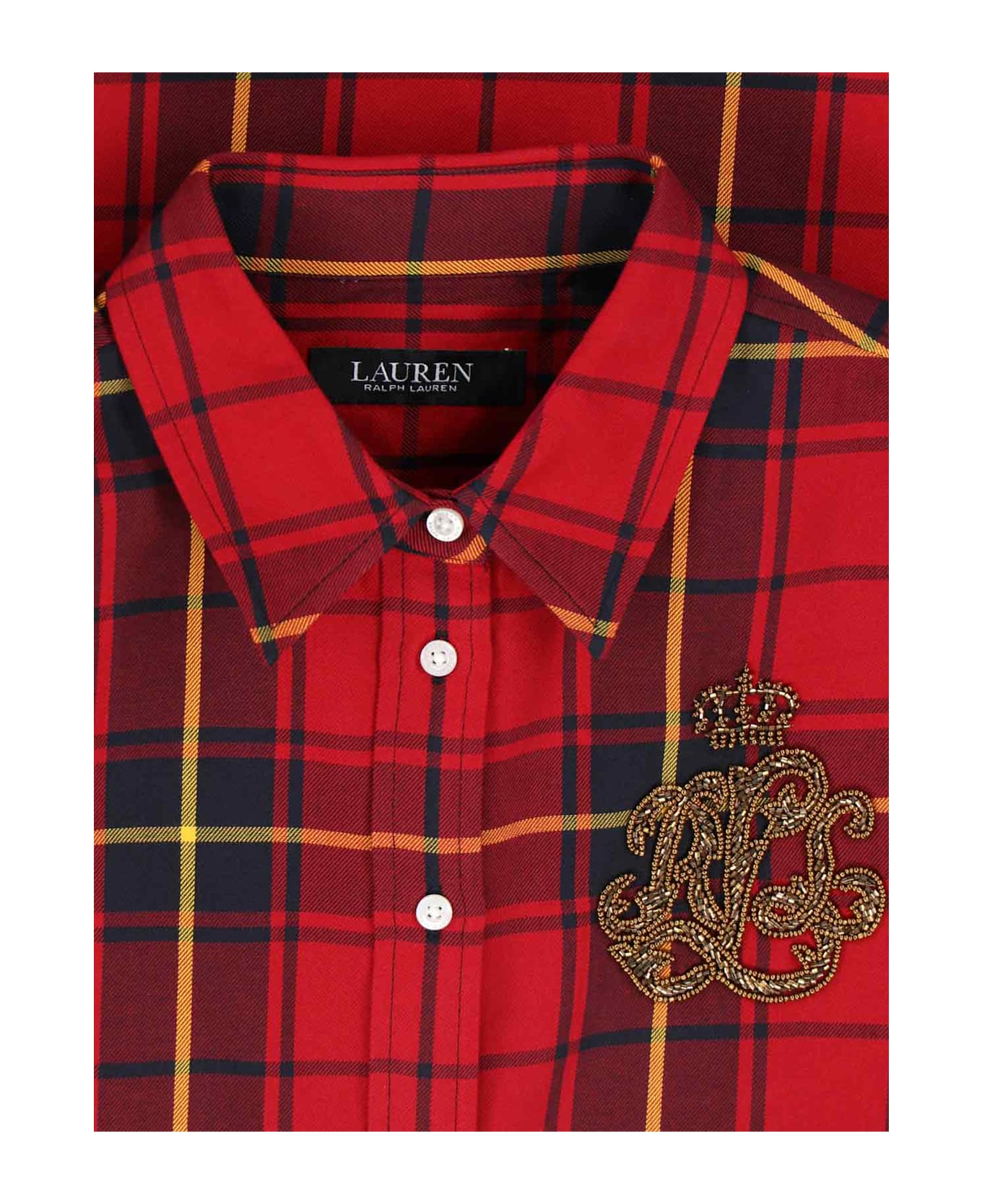 Ralph Lauren Shirt With Beads - Red