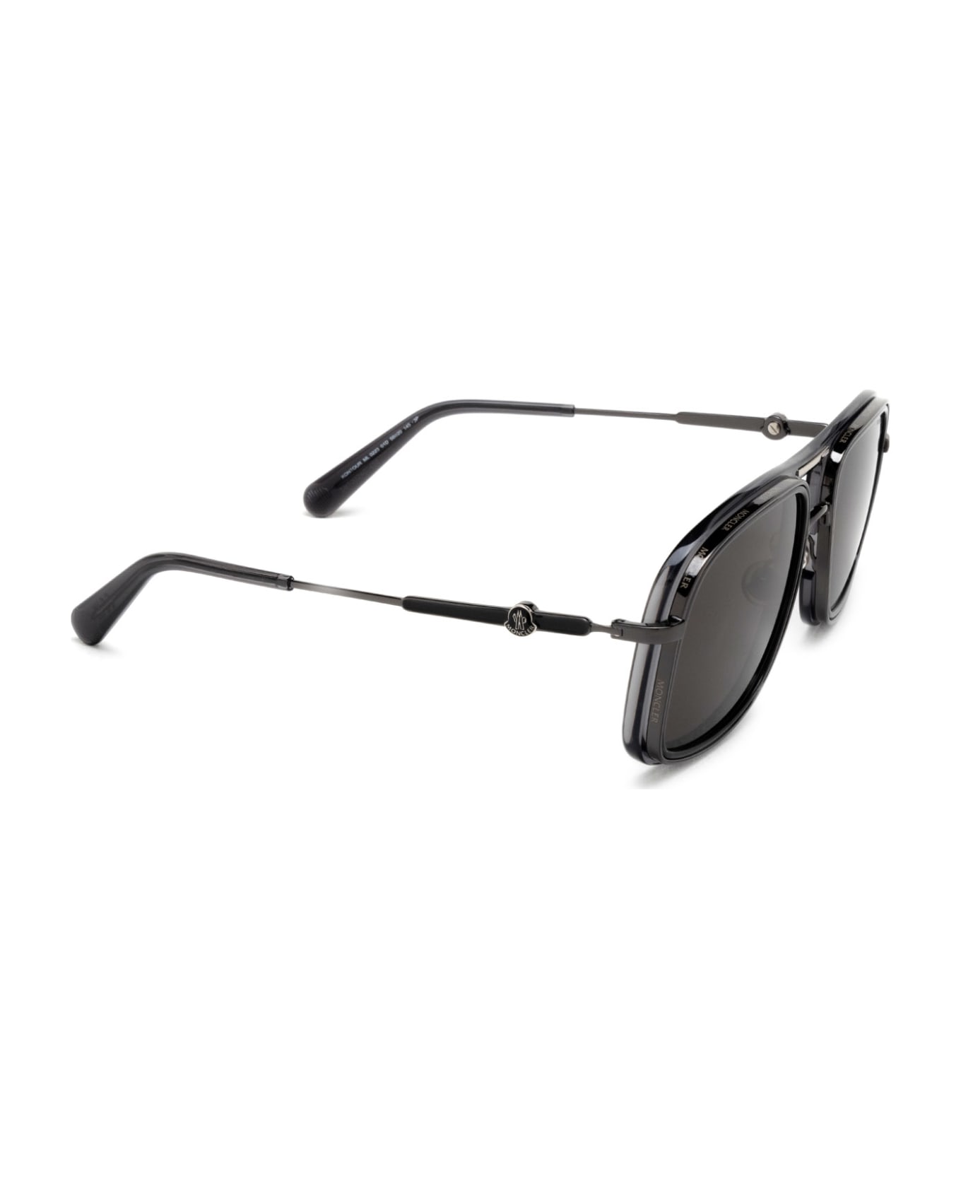 Moncler Eyewear Ml0223 Shiny Black Sunglasses - Shiny Black サングラス