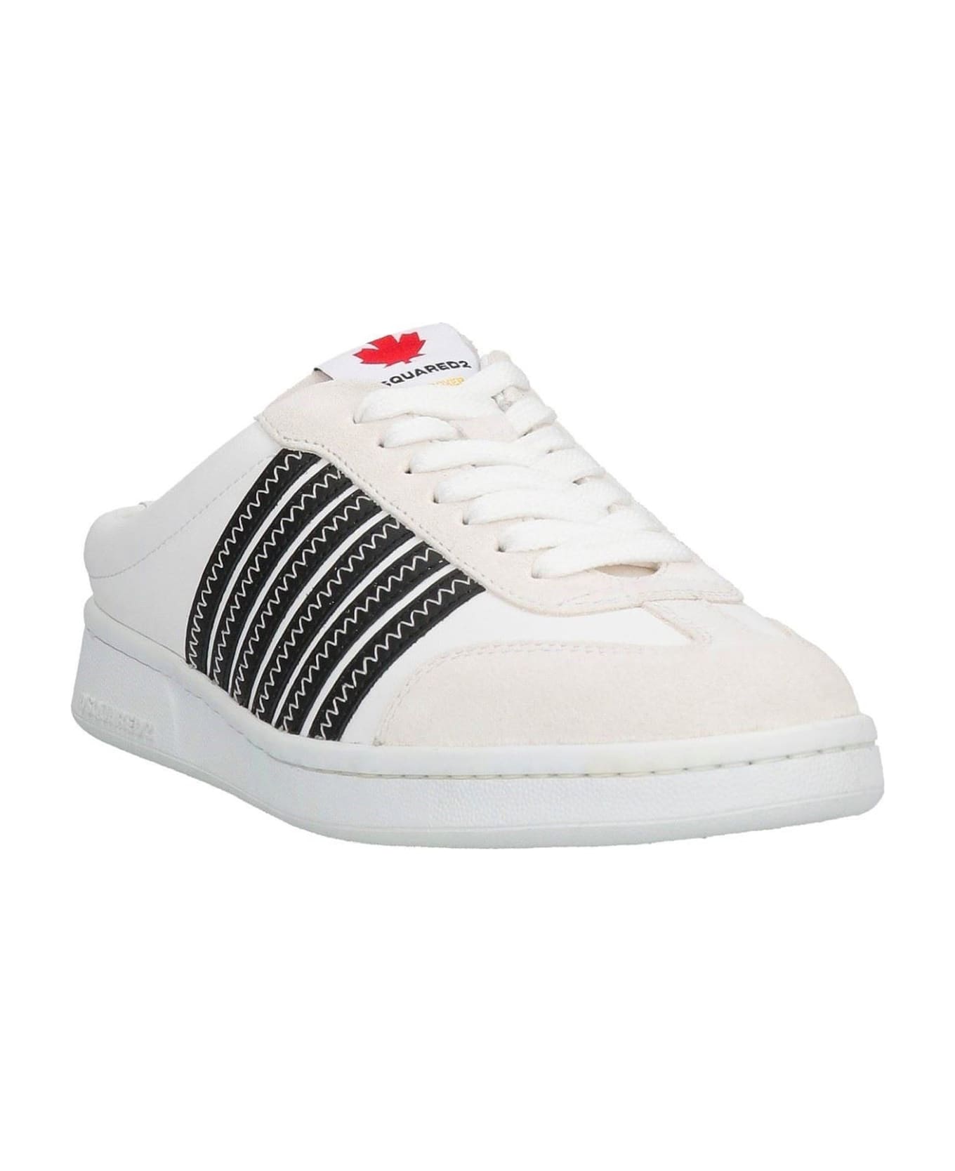 Dsquared2 Boxer Open Back Sneakers - White スニーカー