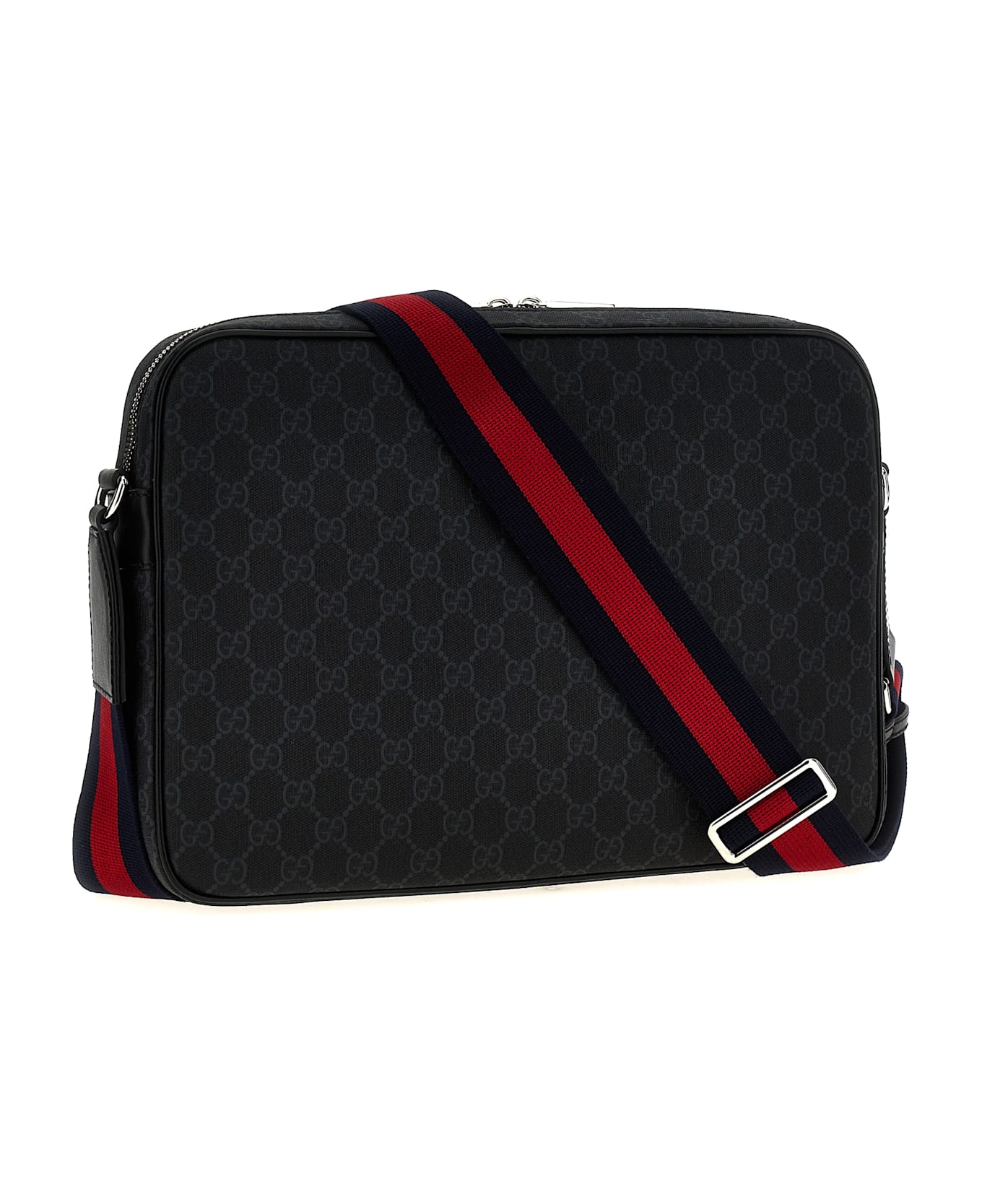 Gucci 'gg' Crossbody Bag - GREYBLACK