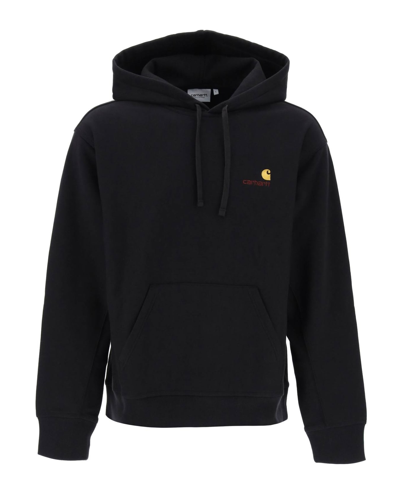 Carhartt Hoodie With Mini Logo - BLACK
