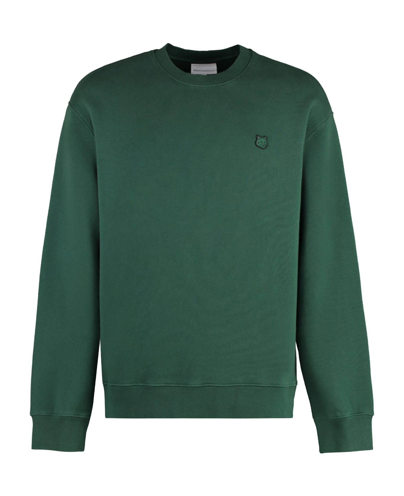 Maison Kitsuné Cotton Crew-neck Sweatshirt - green