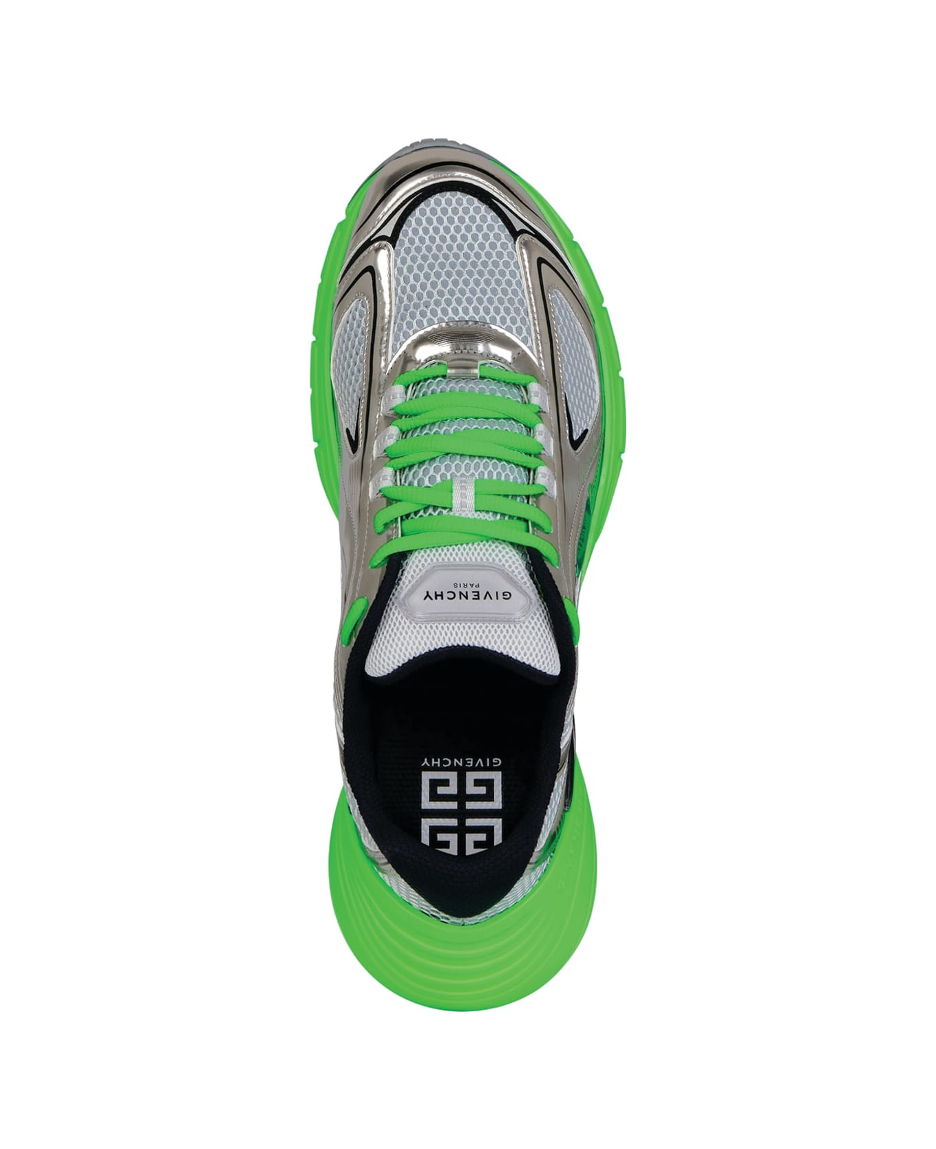 Givenchy Green And Silver Tk-mx Runner Sneakers | italist