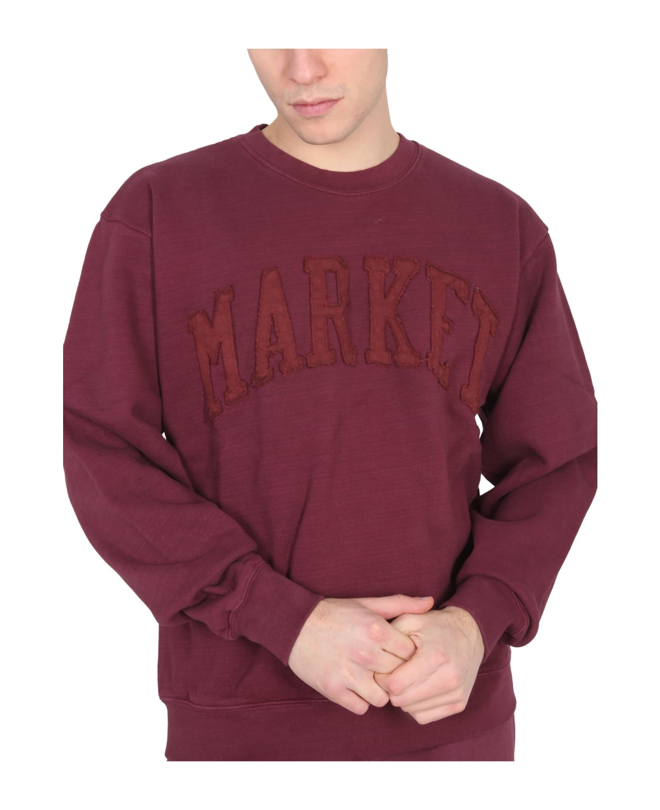Market Vintage Wash Sweatshirt - BORDEAUX