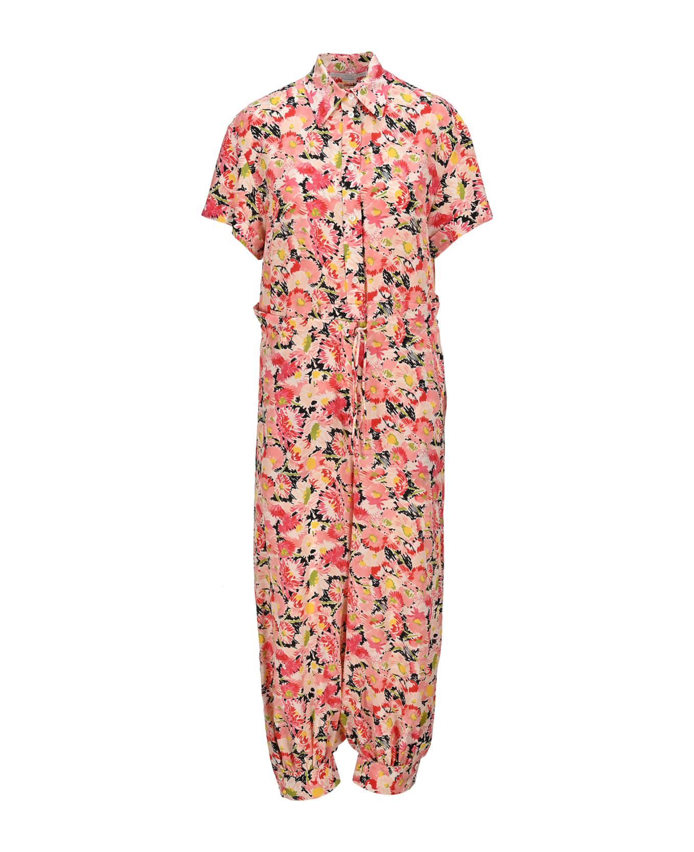 Stella McCartney Johanna Jumpsuit - PINK FLORAL PRINT