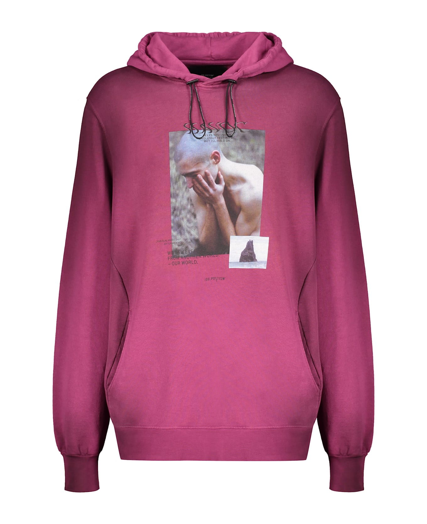Iso.Poetism Hooded Sweatshirt - purple