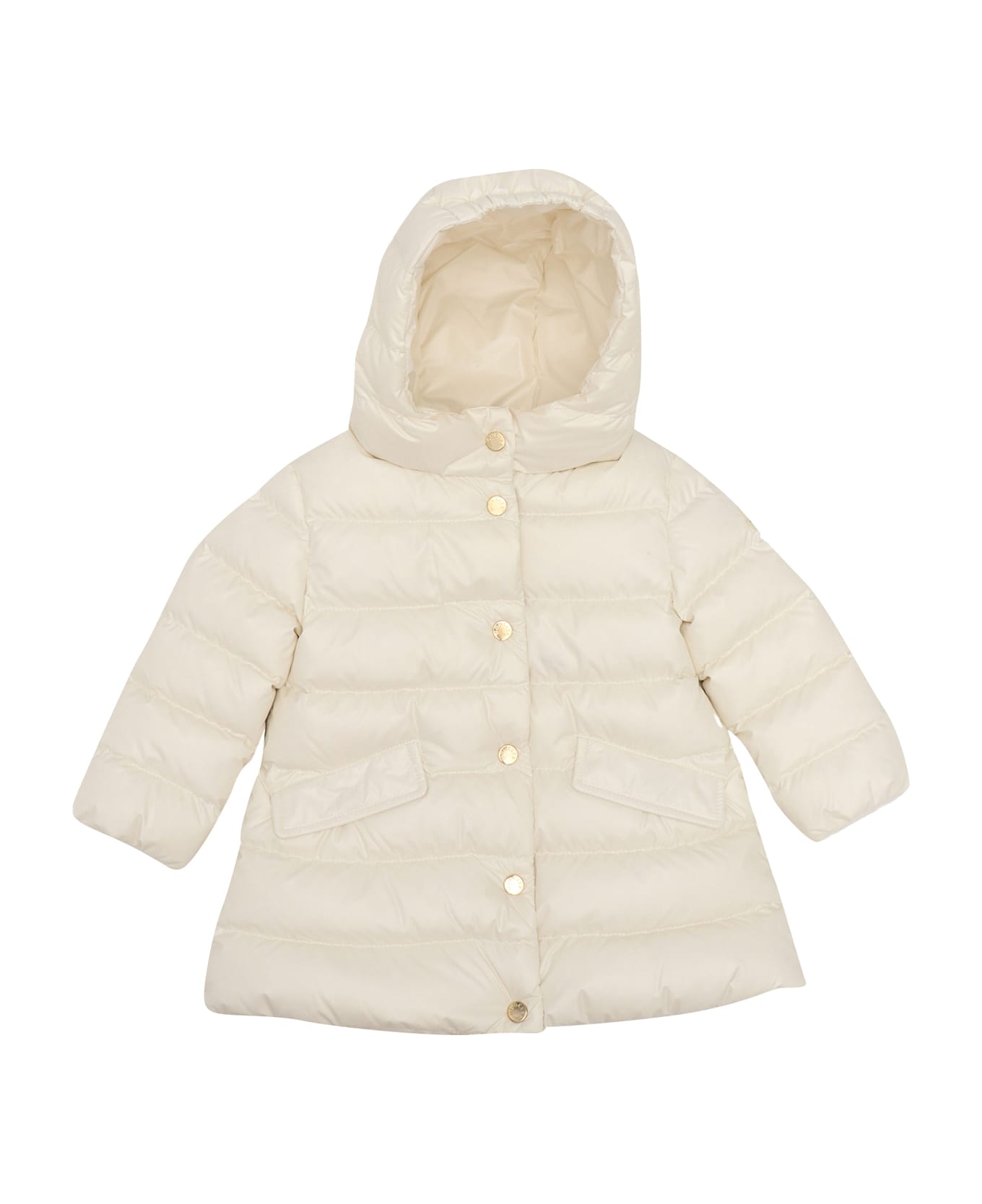 Moncler Ibida Long Coat - BEIGE