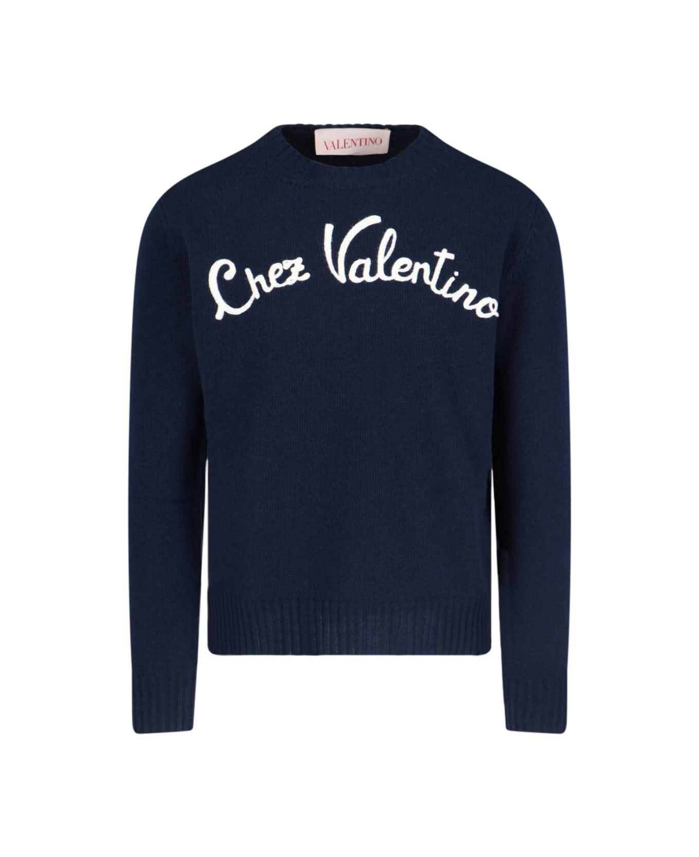 Valentino Garavani 'chez' Sweater - Blue
