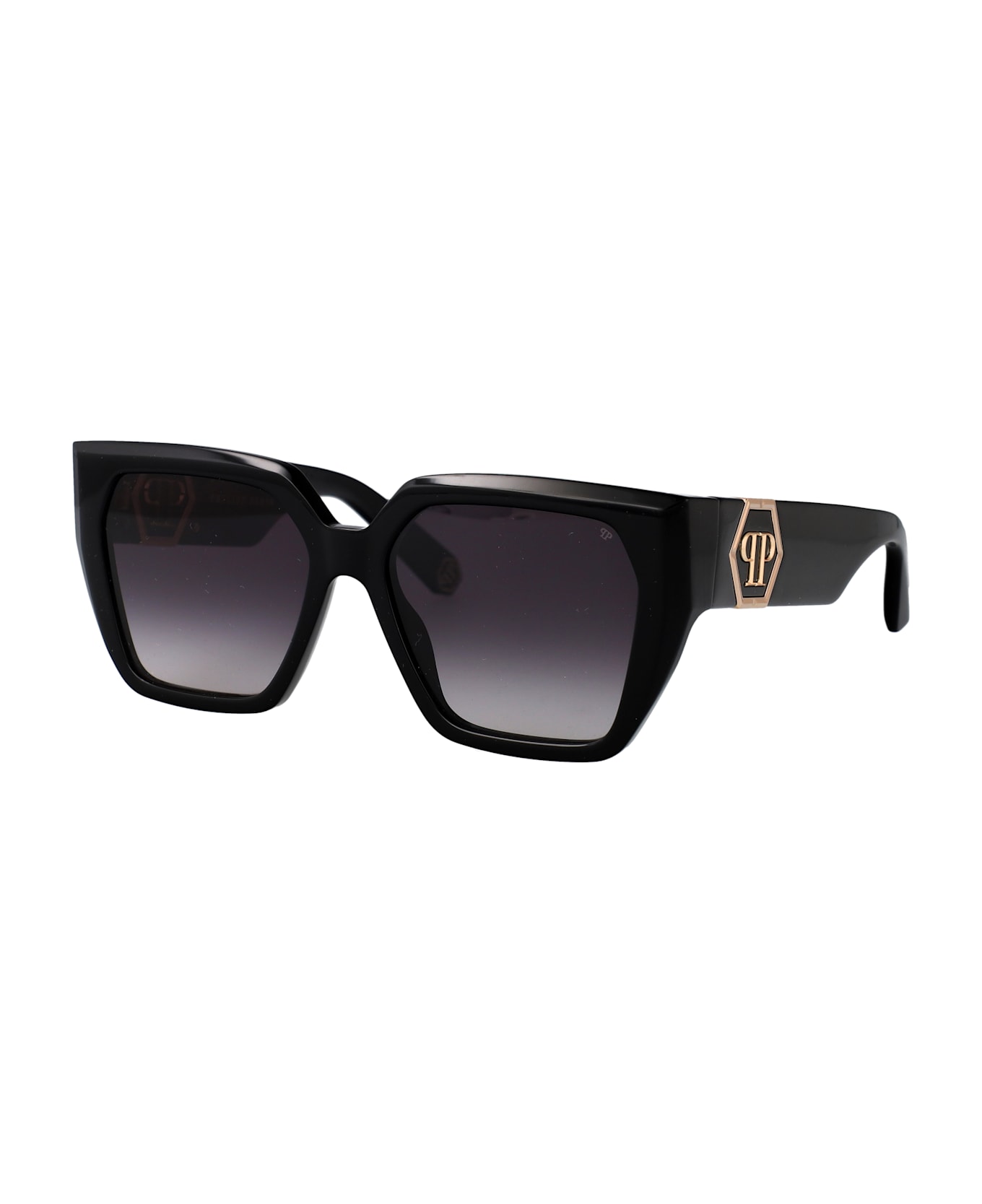 Philipp Plein Capture Sunglasses - NERO LUCIDO