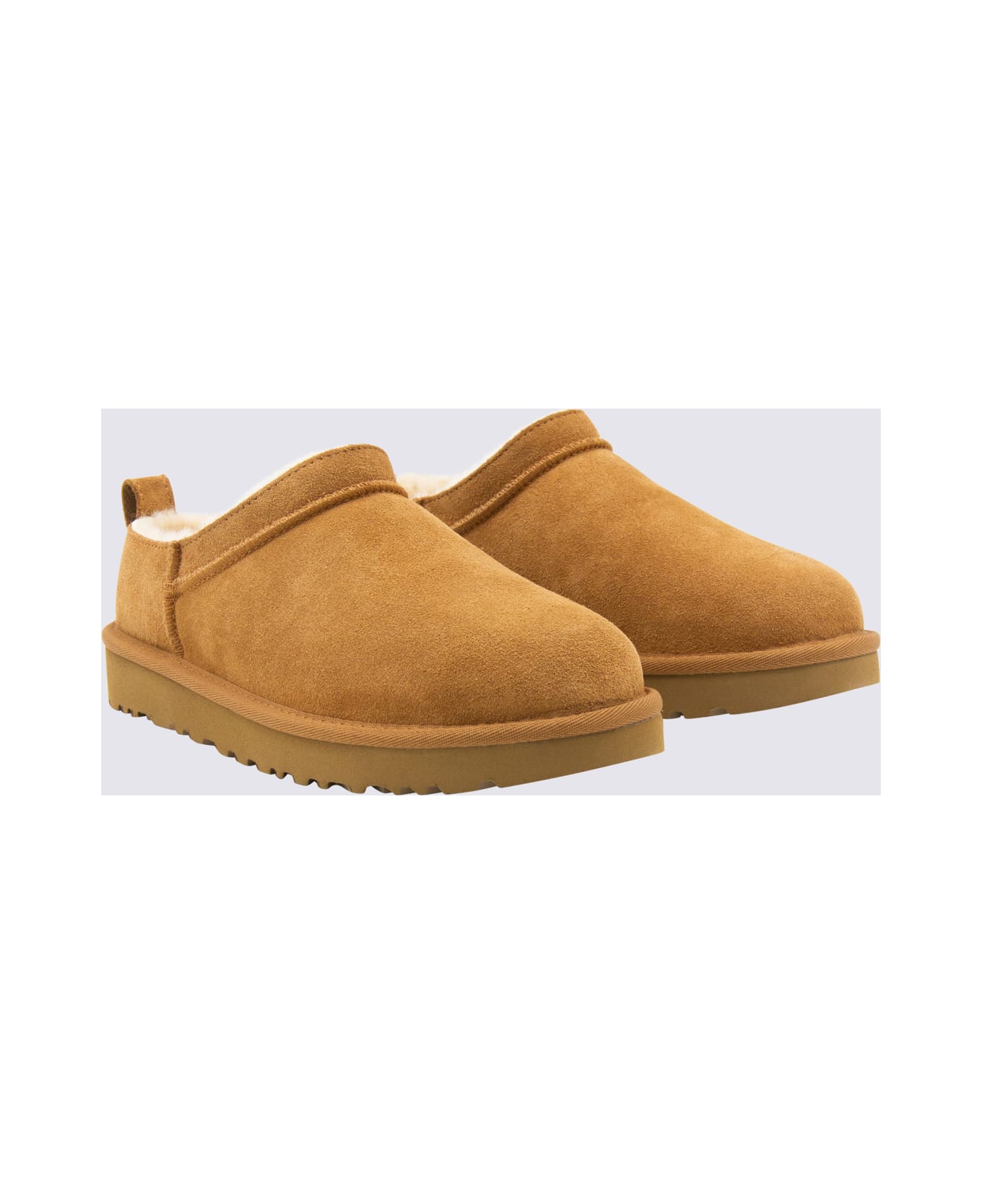 UGG Camel Leather Flats - Chestnut