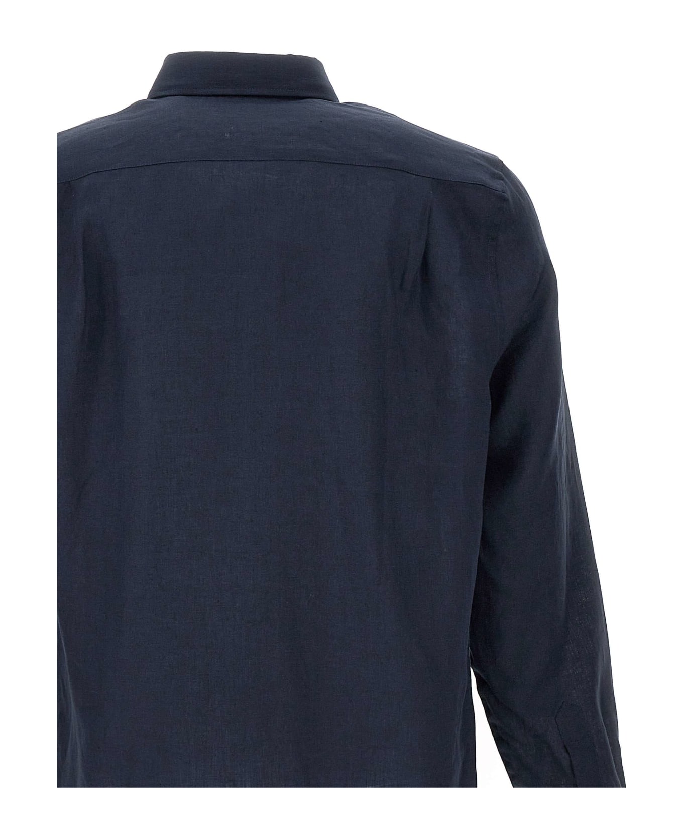Lacoste Linen Shirt - Blu