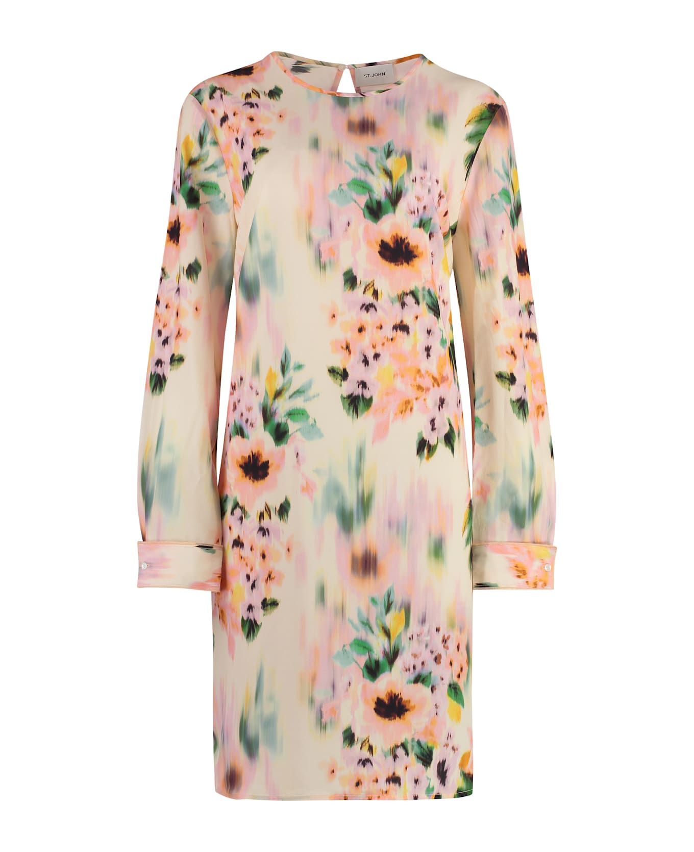 Alfieri & St.John Printed Silk Dress - Pink