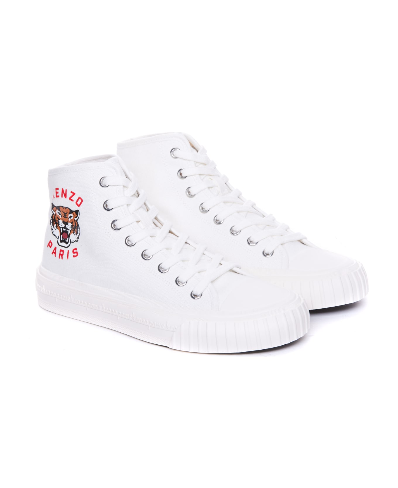 Kenzo Foxy High Sneakers - White スニーカー