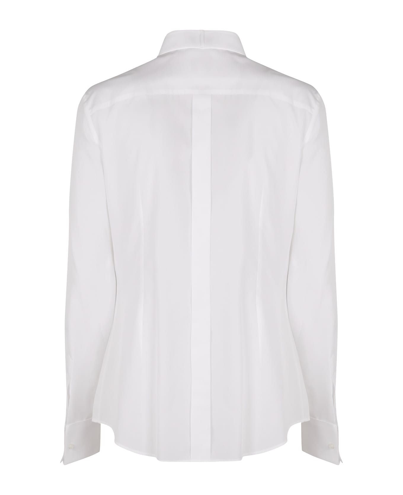 Dolce & Gabbana Cotton Poplin Shirt - White