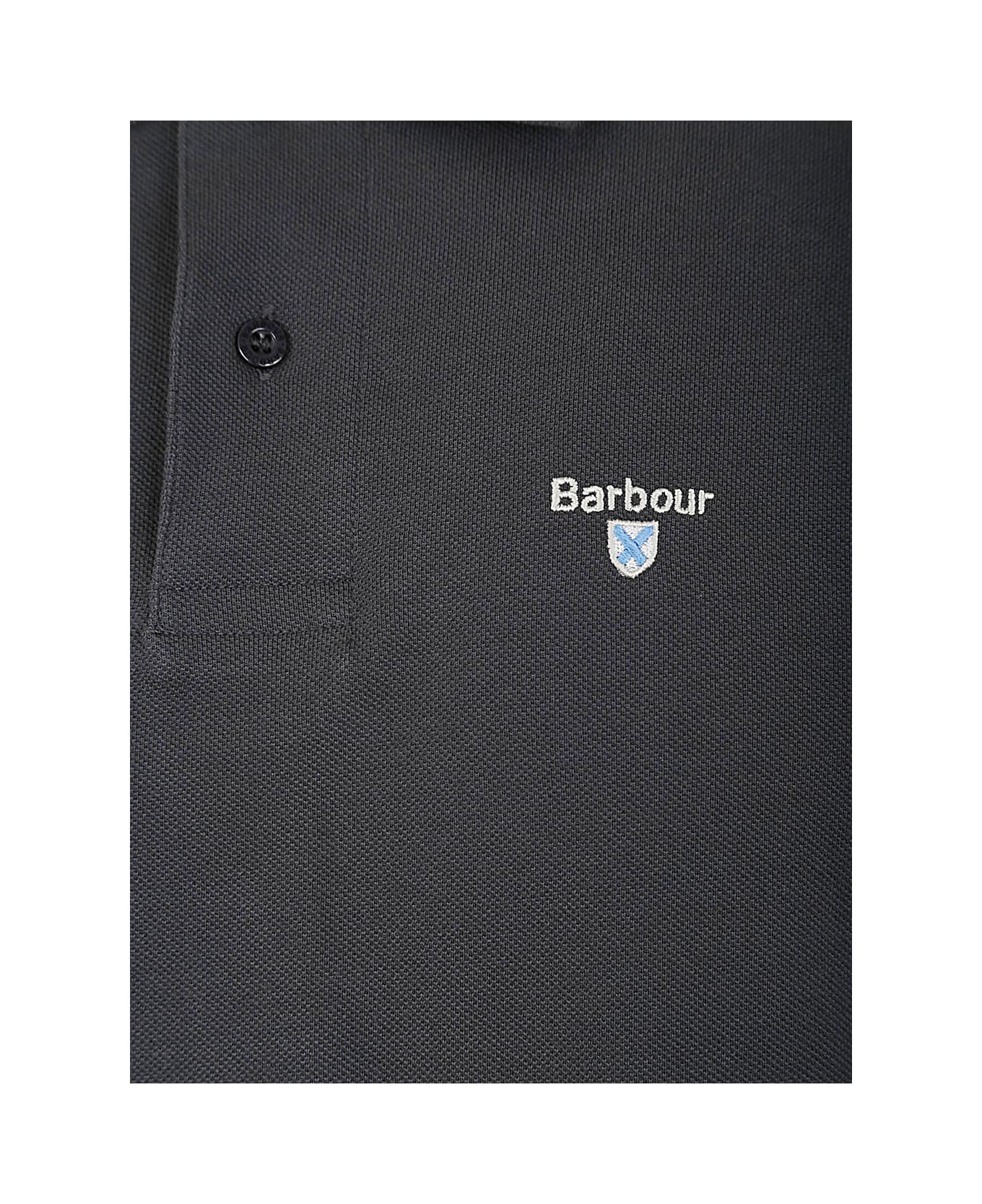 Barbour Tartan Pique Polo - Navy Dress