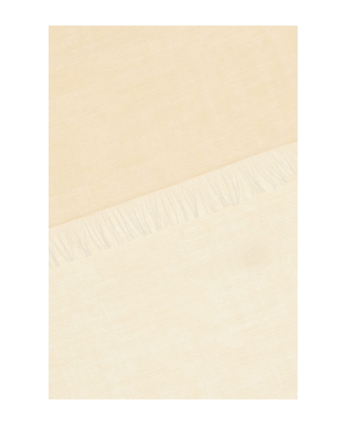 Fendi Peach Cotton Foulard - Beige